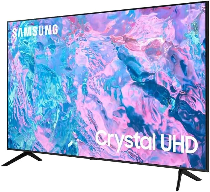 تلویزیون هوشمند ال ای دی 75 اینچ سامسونگ (بازسازی شده) 4K Ultra HD با گیرنده داخلی، مشکی - UA75CU7000UXEG، Wi-Fi