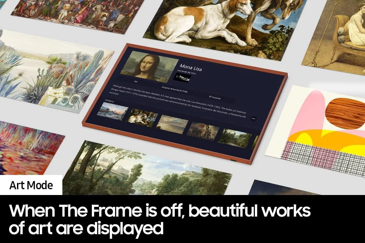 تلویزیون هوشمند 85 اینچی سامسونگ QLED 4K LS03B سری The Frame Quantum HDR با حالت هنری ضد انعکاس و پایه دیواری باریک - نسخه بین المللی 2022 85LS03B تلویزیون هوشمند 85 اینچی سامسونگ QLED 4K LS03B سری The Frame Quantum HDR با حالت هنری ضد انعکاس و پایه دیواری باریک - نسخه بین المللی 2022 85LS03B