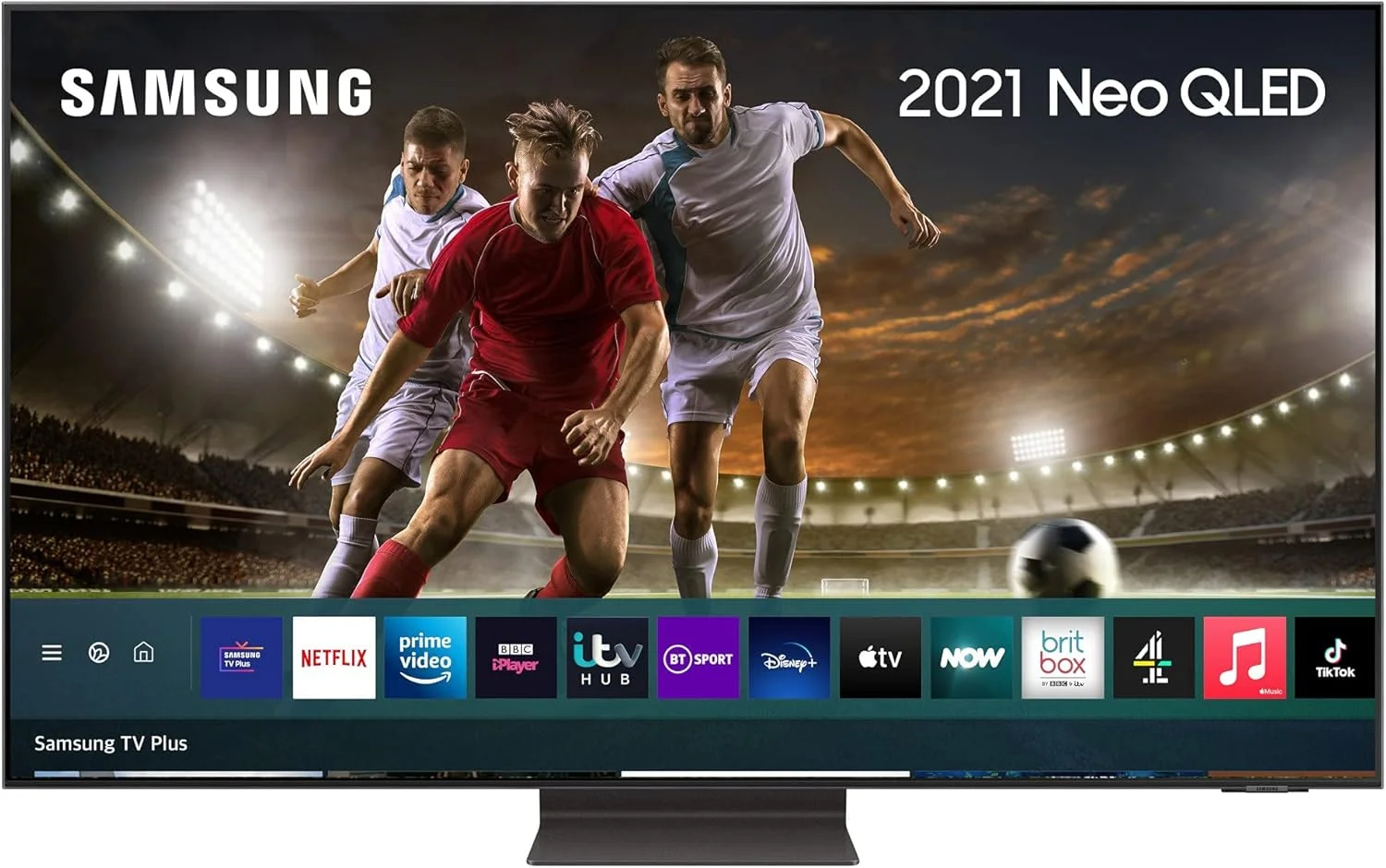 تلویزیون هوشمند 85 اینچی سامسونگ QN95A Neo QLED 4K (مدل 2021) - تلویزیون هوشمند 4K UHD با قابلیت های صوتی (نسخه بین المللی) (بازسازی شده)