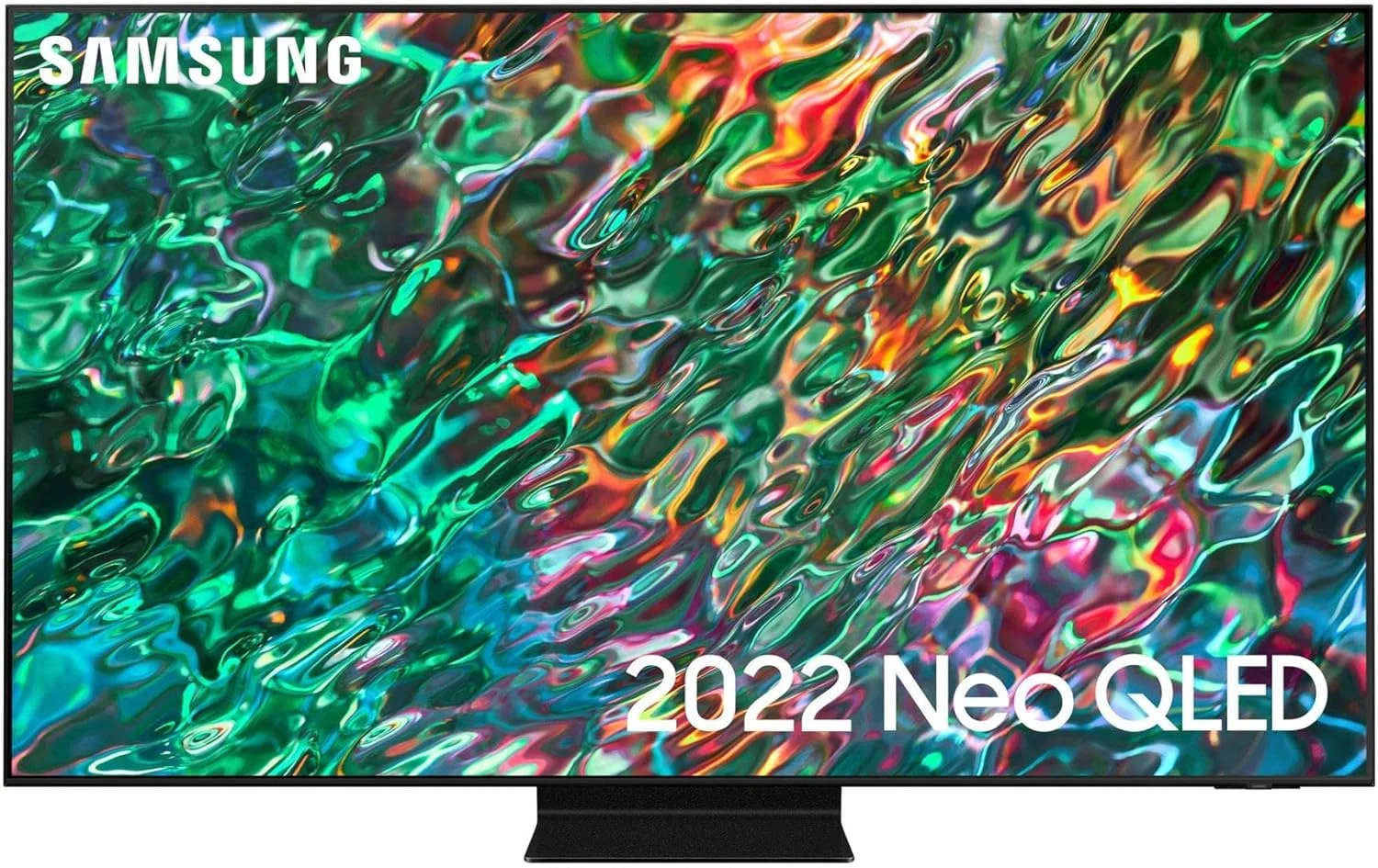 تلویزیون هوشمند 75 اینچ سامسونگ QN90B Neo QLED 4K (مدل 2022) - پردازنده کوانتومی عصبی 4K با صفحه نمایش ضد انعکاس، صدای فراگیر Dolby Atmos و Alexa داخلی، حجم رنگ 100% و حالت بازی فوق عریض
