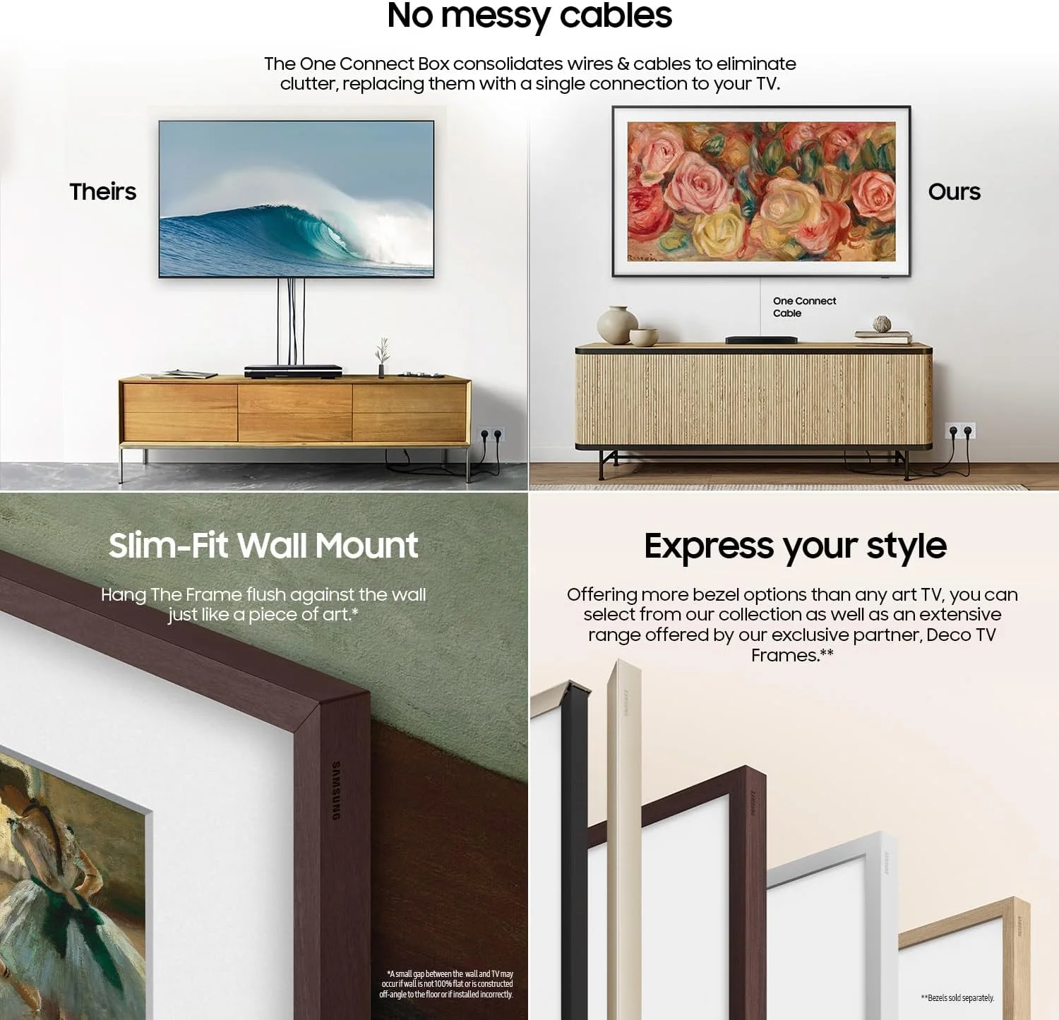 تلویزیون هوشمند 85 اینچی سامسونگ مدل LS03D Lifestyle The Frame QLED 4K، مشکی تلویزیون هوشمند 85 اینچی سامسونگ مدل LS03D Lifestyle The Frame QLED 4K، مشکی