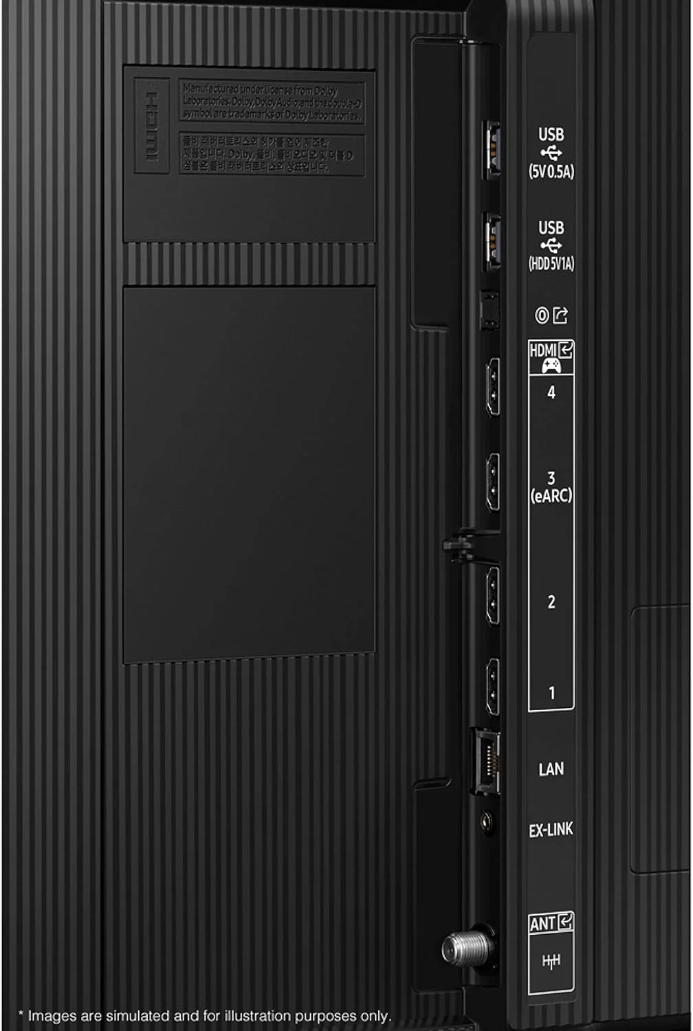 تلویزیون هوشمند سامسونگ QLED، ۶۵ اینچ نقره ای کربنی، پردازنده کوانتومی عصبی 4K، Smart Hub، Quantum HDR+، QE65Q80C - نسخه بین المللی (بازسازی شده)