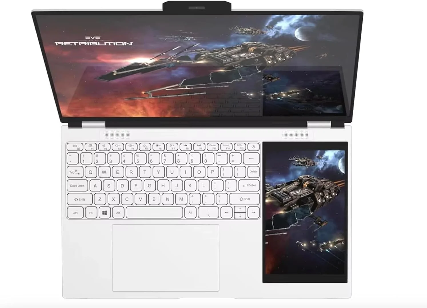 لپ تاپ دو صفحه نمایش 15.6 اینچی، 16 گیگابایت رم + 512 SSD، پردازنده چهار هسته ای Intel N100، صفحه نمایش IPS 1920x1080، صفحه نمایش لمسی ثانویه 7 اینچی، صفحه کلید با نور پس زمینه، WiFi 6 لپ تاپ دو صفحه نمایش 15.6 اینچی، 16 گیگابایت رم + 512 SSD، پردازنده چهار هسته ای Intel N100، صفحه نمایش IPS 1920x1080، صفحه نمایش لمسی ثانویه 7 اینچی، صفحه کلید با نور پس زمینه، WiFi 6