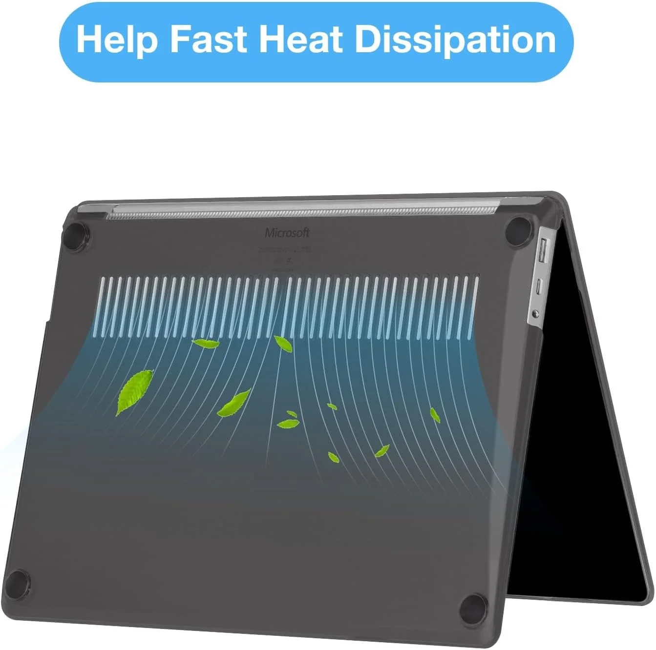 کاور محافظ لپ تاپ eWINNER سازگار با لپ تاپ 13.5 اینچی Microsoft Surface Laptop 5/4/3 مدل 2022 2021 2019 با کیبورد فلزی (مدل: 1951/1868) - کاور محافظ باریک و سخت (مشکی کریستالی) کاور محافظ لپ تاپ eWINNER سازگار با لپ تاپ 13.5 اینچی Microsoft Surface Laptop 5/4/3 مدل 2022 2021 2019 با کیبورد فلزی (مدل: 1951/1868) - کاور محافظ باریک و سخت (مشکی کریستالی)