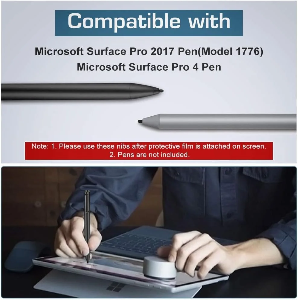 ست نوک قلم Excefore برای قلم Surface، کیت جایگزین نوک 2H H HB B برای Microsoft Surface Pro 9 8 7 6 5 4 Series/Surface Book 1 2 / New Surface Pro/Surface Go/Surface Laptop Touch Stylus Pen ست نوک قلم Excefore برای قلم Surface، کیت جایگزین نوک 2H H HB B برای Microsoft Surface Pro 9 8 7 6 5 4 Series/Surface Book 1 2 / New Surface Pro/Surface Go/Surface Laptop Touch Stylus Pen