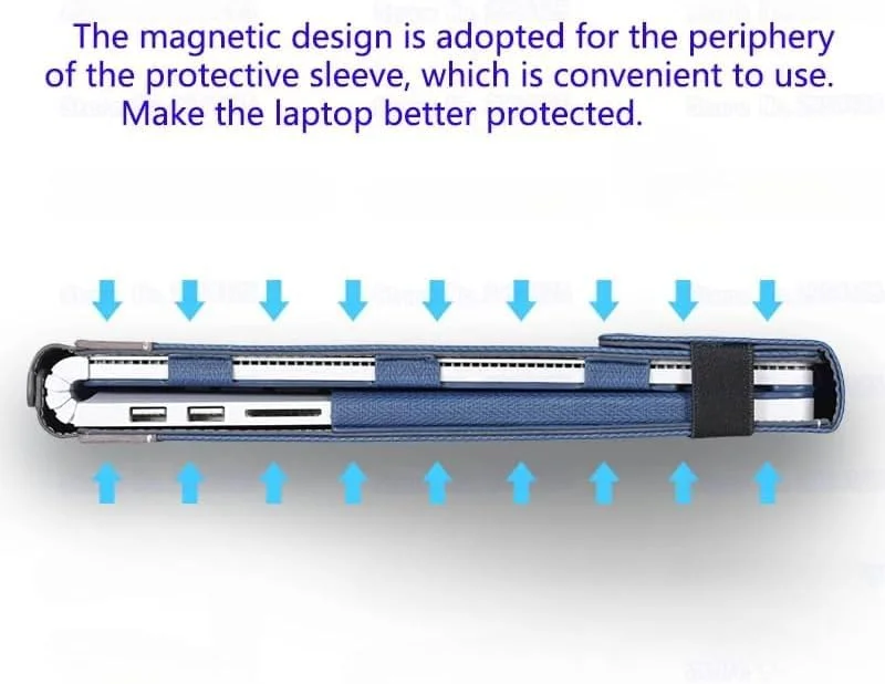 کیف محافظ لپتاپ Gruattreay سازگار با مایکروسافت سرفیس بوک 3/ بوک 2/ بوک 1 سایز 15 اینچ، طراحی جدا شونده (آبی) کیف محافظ لپتاپ Gruattreay سازگار با مایکروسافت سرفیس بوک 3/ بوک 2/ بوک 1 سایز 15 اینچ، طراحی جدا شونده (آبی)