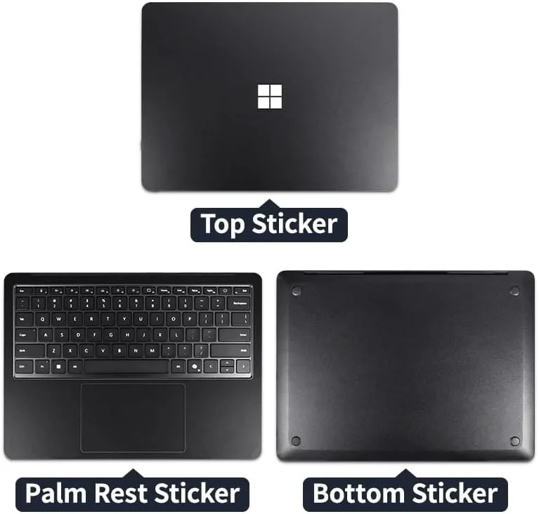 روکش برچسب لپ تاپ Gruattreay سازگار با سرفیس بوک 3 / سرفیس بوک 2 پانزده اینچی، برچسب ضد خش، فیلم سه طرفه نوت بوک (مشکی کربنی) روکش برچسب لپ تاپ Gruattreay سازگار با سرفیس بوک 3 / سرفیس بوک 2 پانزده اینچی، برچسب ضد خش، فیلم سه طرفه نوت بوک (مشکی کربنی)