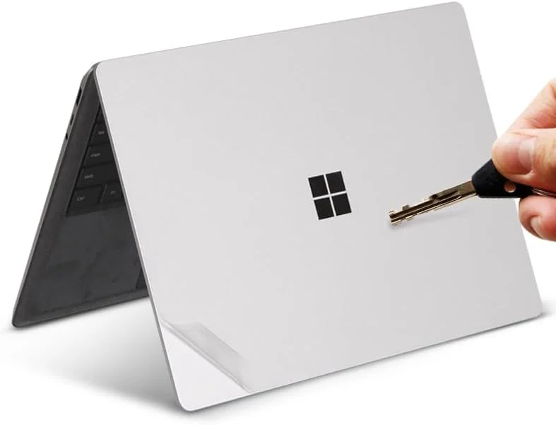 روکش برچسب لپ تاپ Gruattreay سازگار با سرفیس بوک 3 / سرفیس بوک 2 پانزده اینچی، برچسب ضد خش، فیلم سه طرفه نوت بوک (مشکی کربنی) روکش برچسب لپ تاپ Gruattreay سازگار با سرفیس بوک 3 / سرفیس بوک 2 پانزده اینچی، برچسب ضد خش، فیلم سه طرفه نوت بوک (مشکی کربنی)