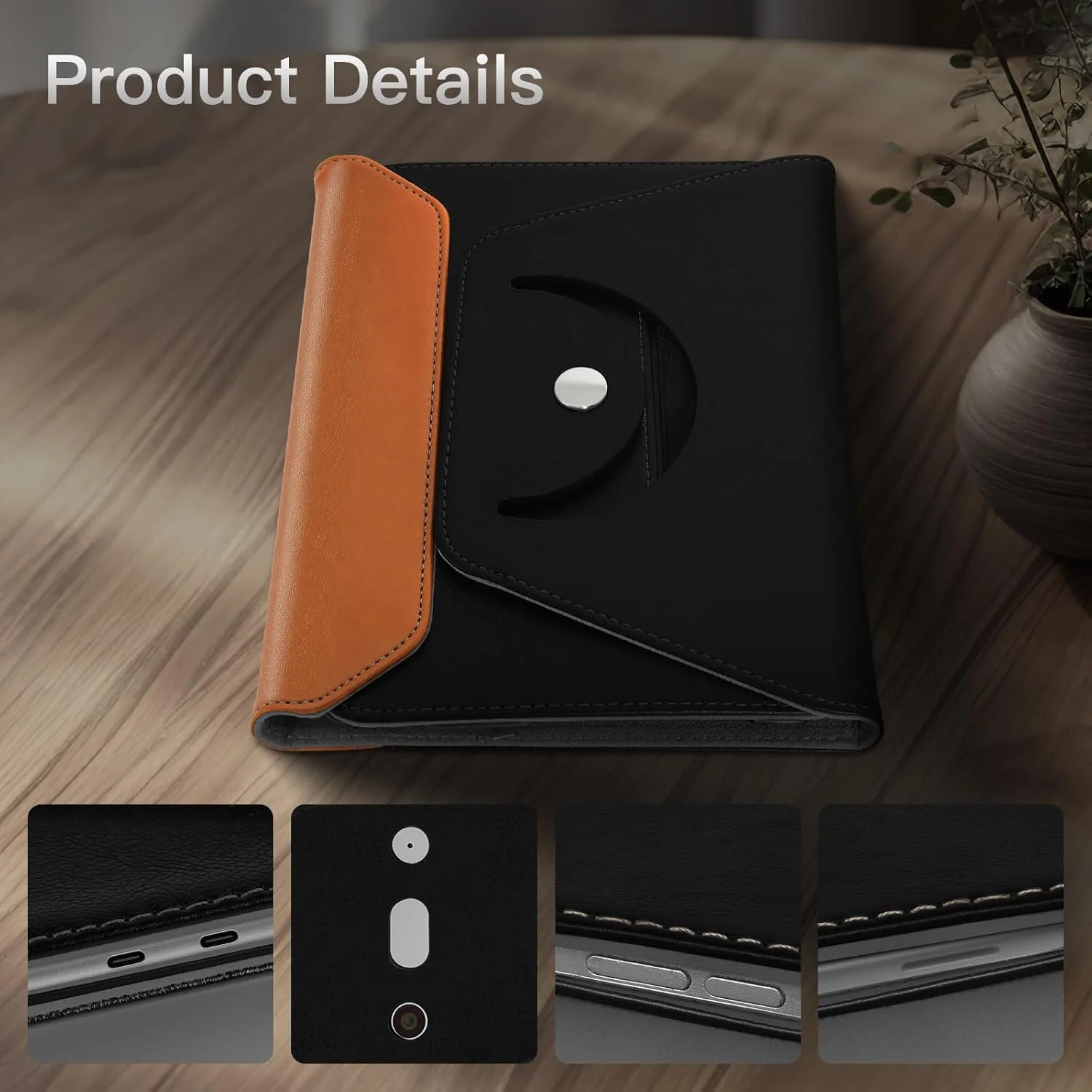 کاور MAMA MOUTH برای تبلت مایکروسافت Surface Pro 11 2024/Pro 10 2024/Pro9/Pro 8 13 اینچی، کیف چرمی چرخشی 360 درجه با نگهدارنده قلم و جیب، کیف محافظ تبلت ضد ضربه مشکی قهوه ای کاور MAMA MOUTH برای تبلت مایکروسافت Surface Pro 11 2024/Pro 10 2024/Pro9/Pro 8 13 اینچی، کیف چرمی چرخشی 360 درجه با نگهدارنده قلم و جیب، کیف محافظ تبلت ضد ضربه مشکی قهوه ای