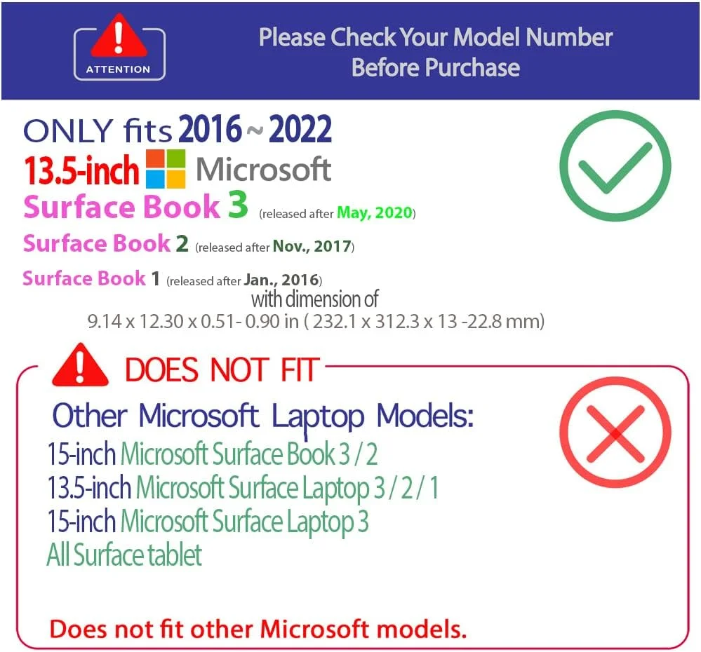 کاور سخت امکاور برای کامپیوتر مایکروسافت سرفیس بوک ۱ و ۲ (صفحه نمایش ۱۳.۵ اینچ، صورتی) کاور سخت امکاور برای کامپیوتر مایکروسافت سرفیس بوک ۱ و ۲ (صفحه نمایش ۱۳.۵ اینچ، صورتی)