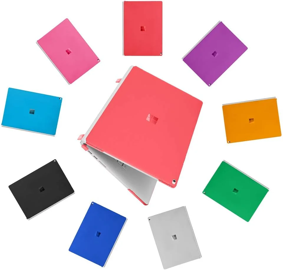 کاور سخت امکاور برای کامپیوتر مایکروسافت سرفیس بوک ۱ و ۲ (صفحه نمایش ۱۳.۵ اینچ، صورتی) کاور سخت امکاور برای کامپیوتر مایکروسافت سرفیس بوک ۱ و ۲ (صفحه نمایش ۱۳.۵ اینچ، صورتی)