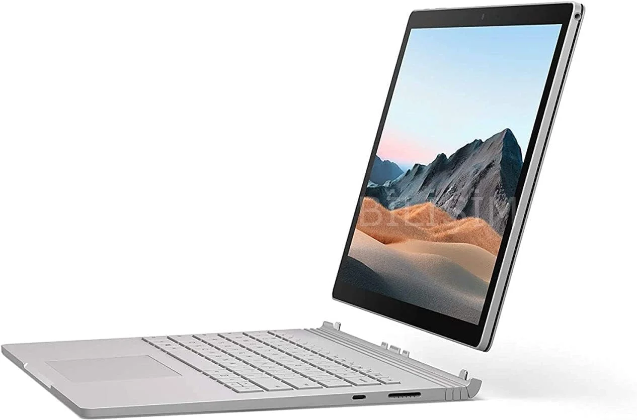 لپ تاپ تبدیل شونده مایکروسافت Surface Book 3، پردازنده چهارهسته ای نسل دهم Intel Core i7-1065G7 1.3 گیگاهرتز، 16 گیگابایت رم، 256 گیگابایت SSD، صفحه نمایش لمسی 15.5 اینچی، GeForce GTX 1660 Ti 6GB، صفحه کلید انگلیسی، ویندوز 10 پرو، نقره ای