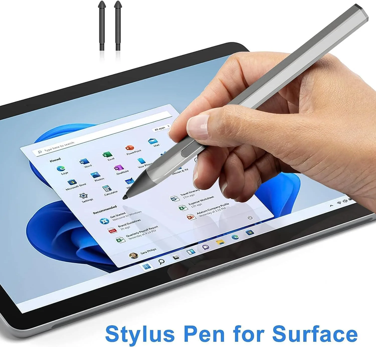 قلم لمسی، مناسب برای مایکروسافت سرفیس پرو 9/8/X/7/6/5/4، سرفیس گو، سرفیس بوک، سرفیس لپ تاپ، سرفیس استودیو، جذب مغناطیسی، جلوگیری از لمس ناخواسته، 4096 سطح فشار، مناسب برای HP، ایسوس (همراه با 2 نوک) قلم لمسی، مناسب برای مایکروسافت سرفیس پرو 9/8/X/7/6/5/4، سرفیس گو، سرفیس بوک، سرفیس لپ تاپ، سرفیس استودیو، جذب مغناطیسی، جلوگیری از لمس ناخواسته، 4096 سطح فشار، مناسب برای HP، ایسوس (همراه با 2 نوک)