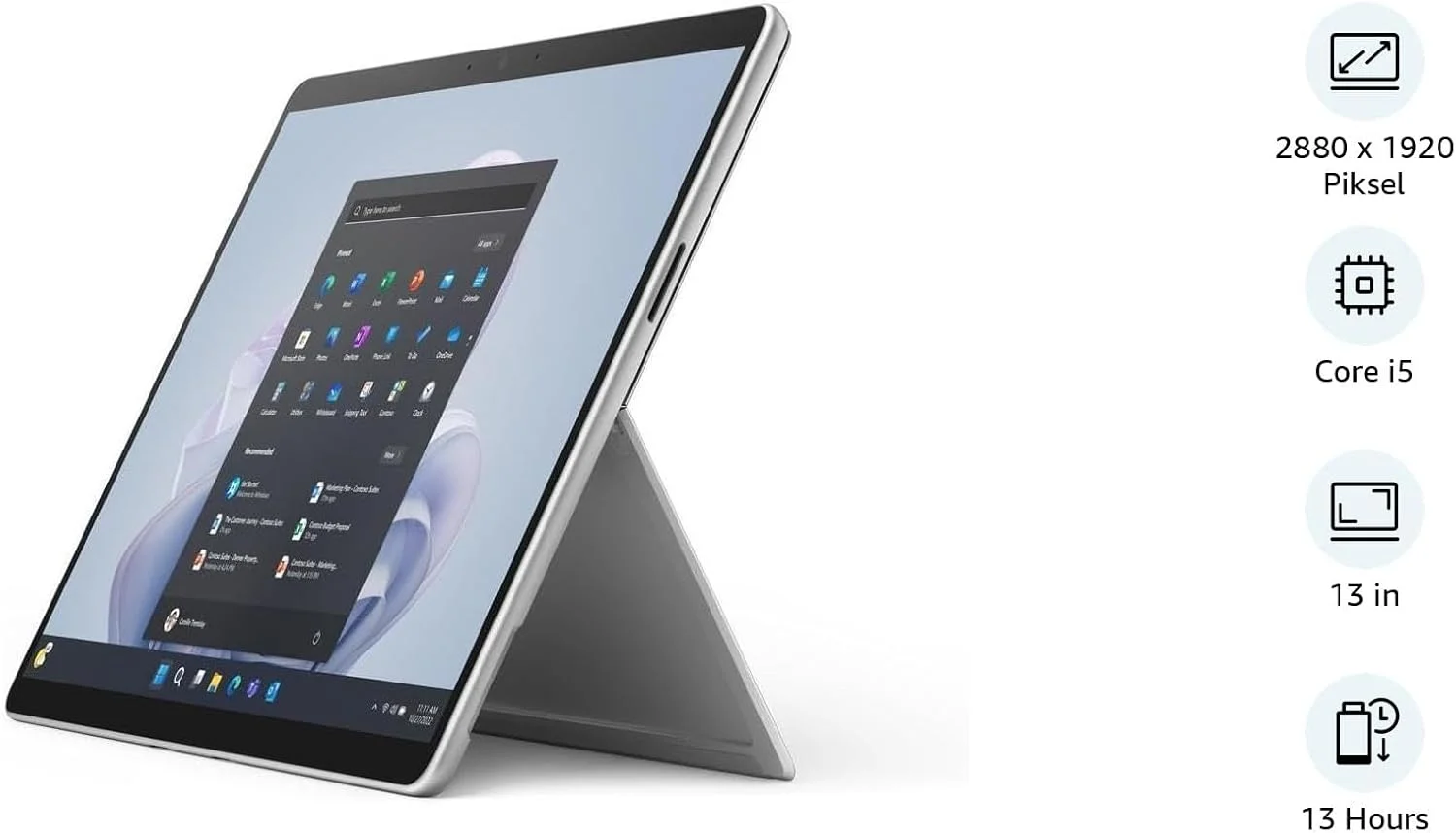 مایکروسافت سرفیس پرو 9 | لپ تاپ/تبلت 2 در 1 با صفحه نمایش لمسی 13 اینچی | اینتل Core i5-1235U | رم 8 گیگابایتی | اس اس دی 256 گیگابایتی | ویندوز 11 هوم | پلاتینیوم | نسخه امارات متحده عربی | فقط دستگاه مایکروسافت سرفیس پرو 9 | لپ تاپ/تبلت 2 در 1 با صفحه نمایش لمسی 13 اینچی | اینتل Core i5-1235U | رم 8 گیگابایتی | اس اس دی 256 گیگابایتی | ویندوز 11 هوم | پلاتینیوم | نسخه امارات متحده عربی | فقط دستگاه