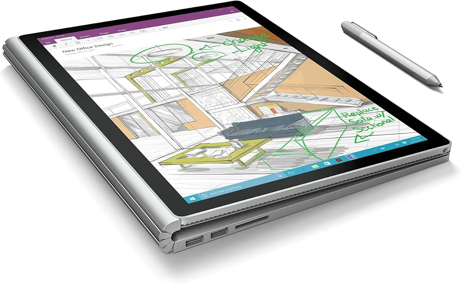 لپ تاپ لمسی ۱۳.۵ اینچی Microsoft Surface Book (پردازنده Intel Core i7-6600U، ۸ گیگابایت رم، ۲۵۶ گیگابایت SSD، گرافیک یکپارچه NVIDIA ۱ گیگابایتی، BT4/AC، Wi-Fi، لمسی، Windows 10 Pro) - نقره ای لپ تاپ لمسی ۱۳.۵ اینچی Microsoft Surface Book (پردازنده Intel Core i7-6600U، ۸ گیگابایت رم، ۲۵۶ گیگابایت SSD، گرافیک یکپارچه NVIDIA ۱ گیگابایتی، BT4/AC، Wi-Fi، لمسی، Windows 10 Pro) - نقره ای