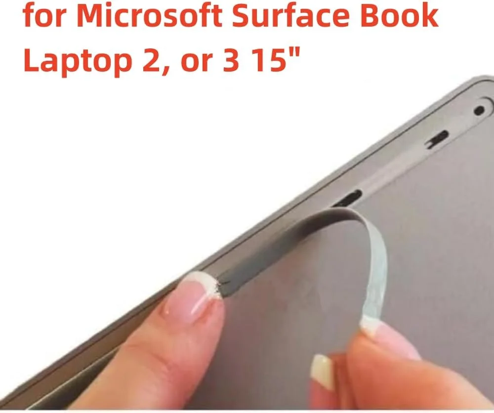 نوار لاستیکی پایه لپ تاپ جایگزین برای مایکروسافت سرفیس بوک لپ تاپ 2 یا 3 15 اینچ برای کیس زیرین لپ تاپ، نوار لاستیکی ضربه گیر سیلیکونی ضد لغزش نوار لاستیکی پایه لپ تاپ جایگزین برای مایکروسافت سرفیس بوک لپ تاپ 2 یا 3 15 اینچ برای کیس زیرین لپ تاپ، نوار لاستیکی ضربه گیر سیلیکونی ضد لغزش