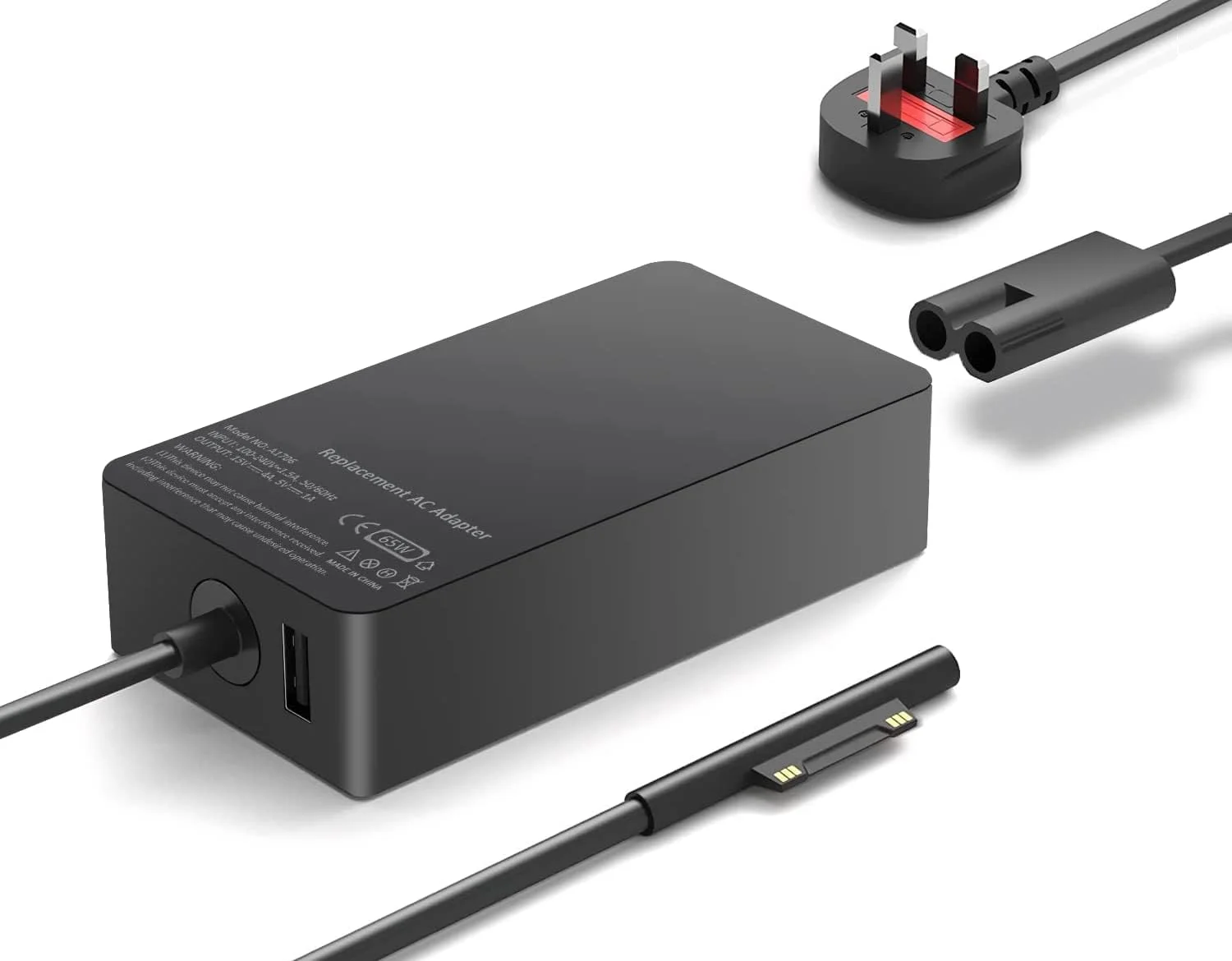 شارژر 65 وات 45 وات سرفیس پرو، آداپتور لپ تاپ مایکروسافت سرفیس، سازگار با سرفیس پرو 8/ X/Pro 7/7/ 5/4/ 3، شارژر لپ تاپ سرفیس، 4/3/2 سرفیس بوک، سرفیس گو 3/2/1 شارژر 65 وات 45 وات سرفیس پرو، آداپتور لپ تاپ مایکروسافت سرفیس، سازگار با سرفیس پرو 8/ X/Pro 7/7/ 5/4/ 3، شارژر لپ تاپ سرفیس، 4/3/2 سرفیس بوک، سرفیس گو 3/2/1