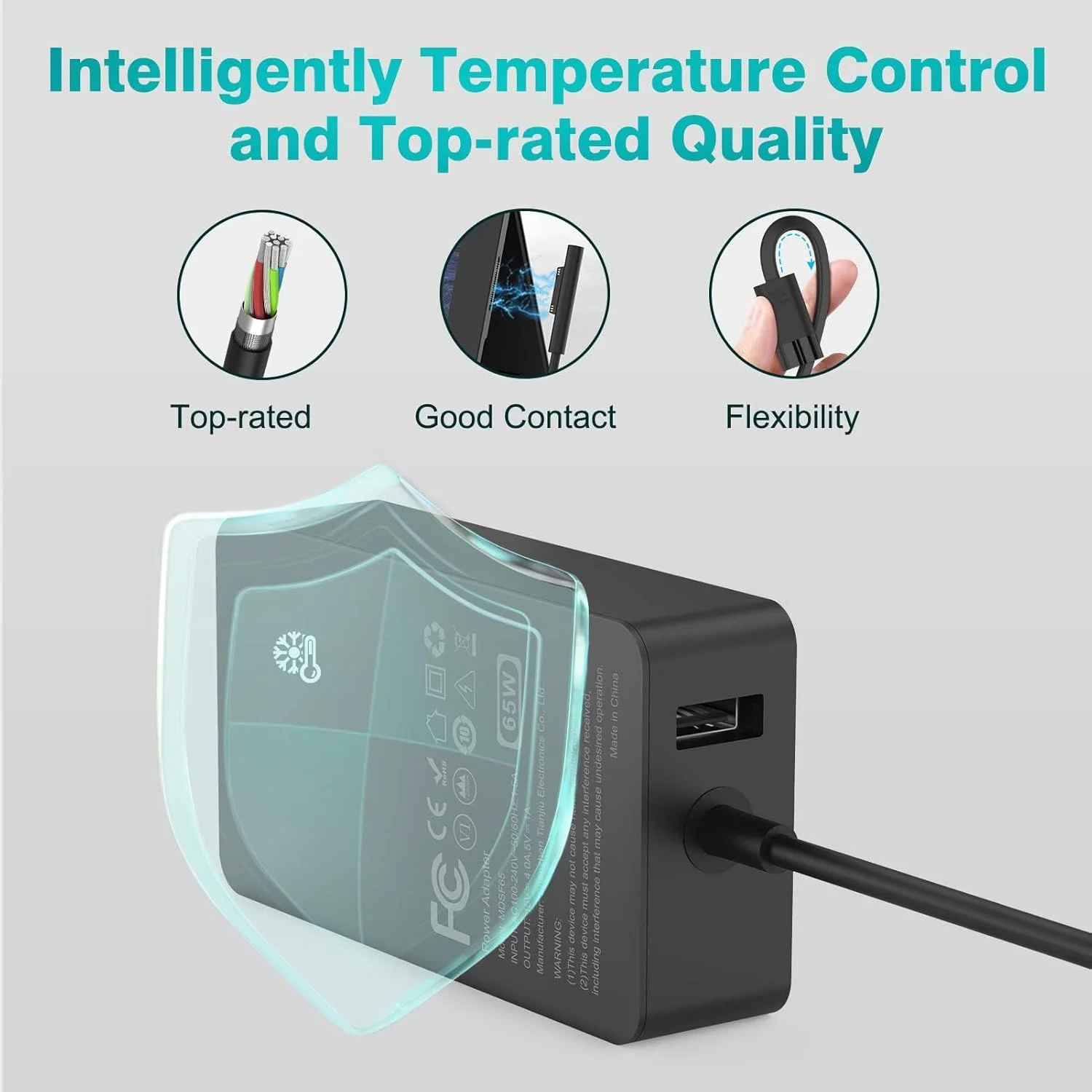 شارژر 65 واتی سرفیس پرو برای مایکروسافت سرفیس پرو 11 10 9 8 7+ 7 6 5 4 3 X، سرفیس بوک 3 2 1، سرفیس لپ تاپ 5 4 3 2 1، تبلت سرفیس گو، پشتیبانی از 44 وات 36 وات با پورت شارژ USB شارژر 65 واتی سرفیس پرو برای مایکروسافت سرفیس پرو 11 10 9 8 7+ 7 6 5 4 3 X، سرفیس بوک 3 2 1، سرفیس لپ تاپ 5 4 3 2 1، تبلت سرفیس گو، پشتیبانی از 44 وات 36 وات با پورت شارژ USB