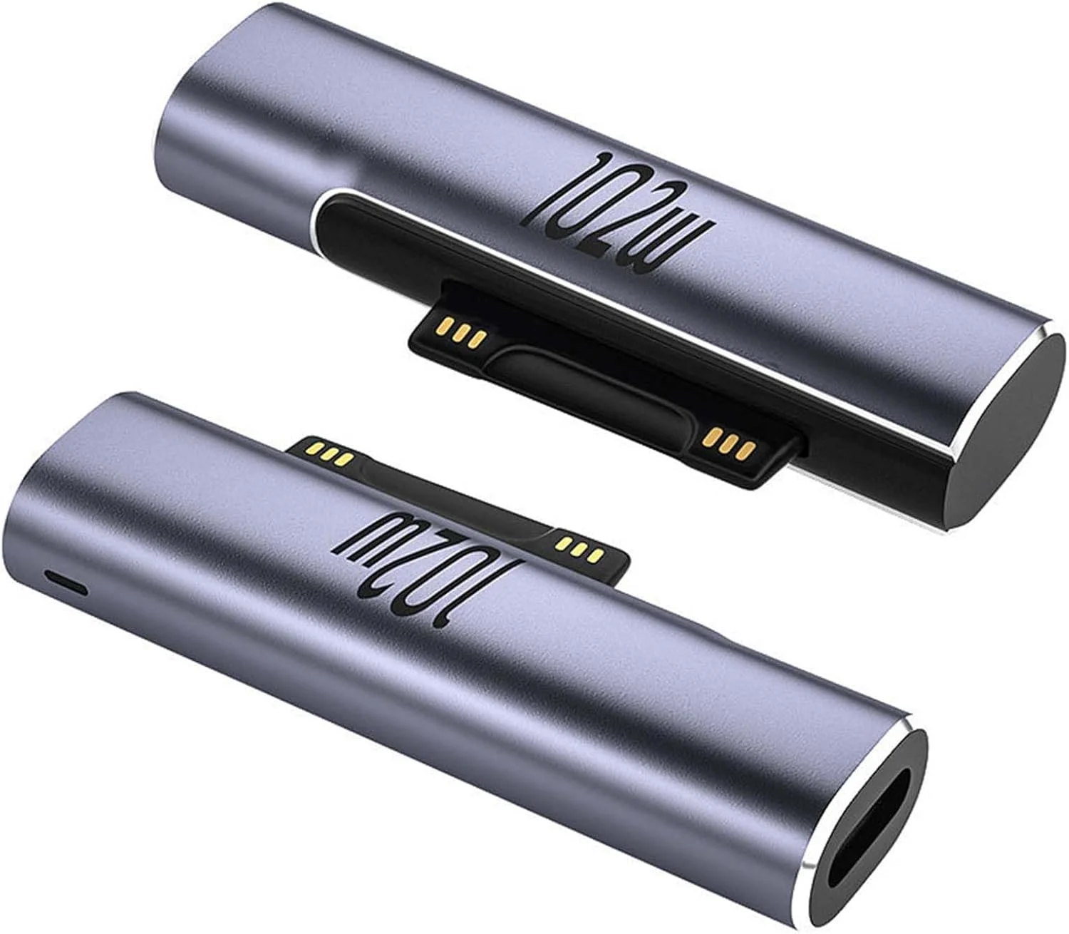 آداپتور تبدیل Microsoft Surface Connect به Type-C مادگی Wisfunlly، کانکتور کابل شارژر 120W PD 15V-3A/6.8A سازگار با Microsoft Surface Pro، Surface Book، Surface Laptop