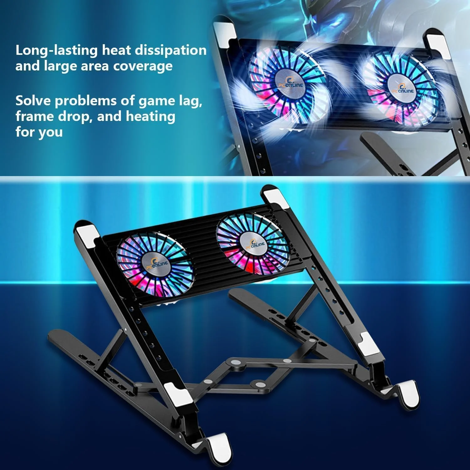 لپ تاپ گیمینگ فوق باریک HP OMEN 16 با پردازنده گرافیکی RTX 5060، صفحه نمایش 16 اینچی FHD+ 144Hz، پردازنده Intel Ultra 9 285H (بهتر از Intel i9-14900)، رم 64 گیگابایتی DDR5، حافظه SSD 2 ترابایتی، کیبورد با نور پس زمینه، همراه با خنک کننده لپ تاپ PCO، مشکی