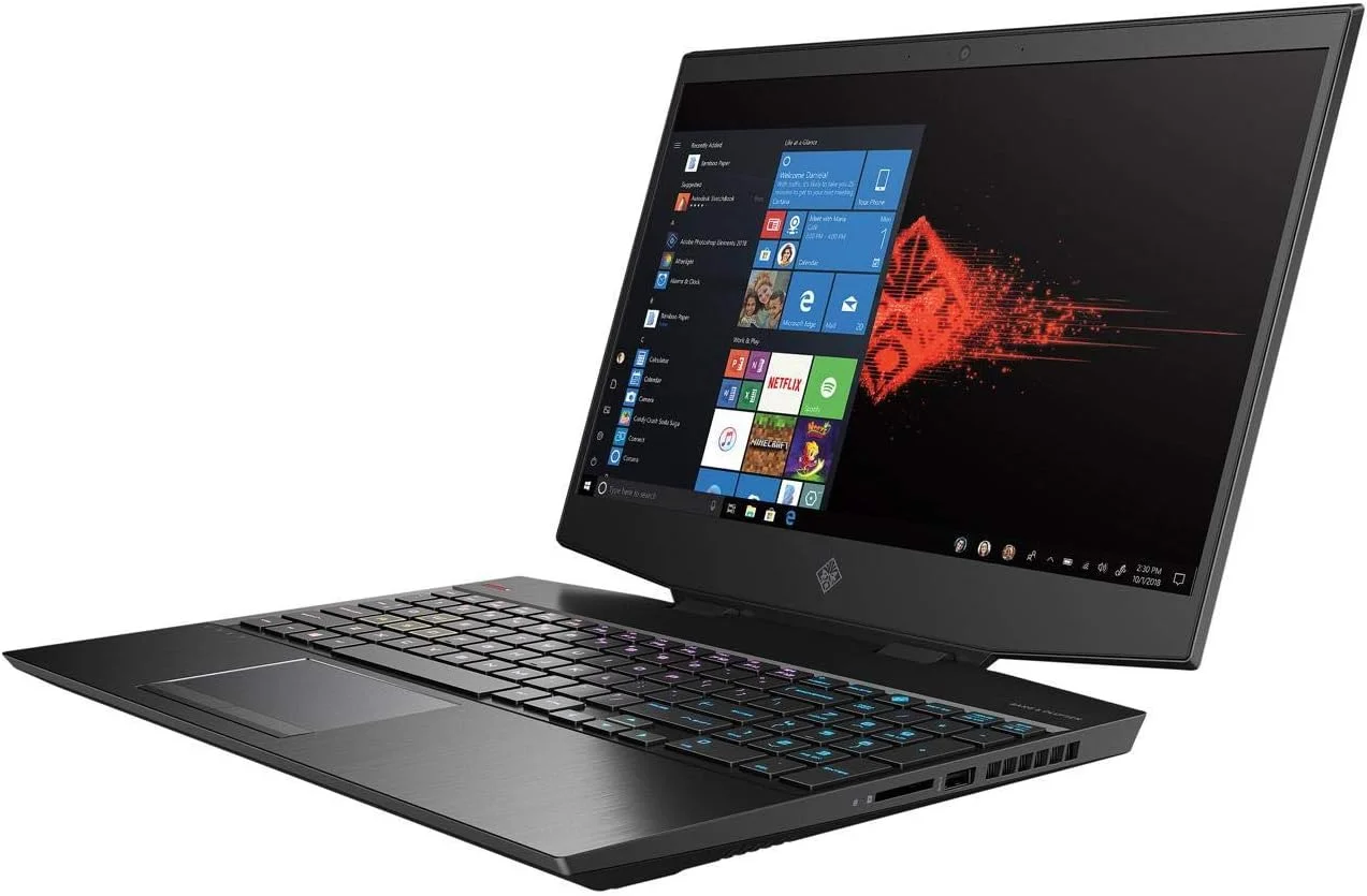 لپ تاپ گیمینگ HP Omen 15.6 اینچی، پردازنده i7، رم 16 گیگابایت، حافظه 512 گیگابایت، کارت گرافیک RTX 2060 - مشکی - 15-dh1050nr