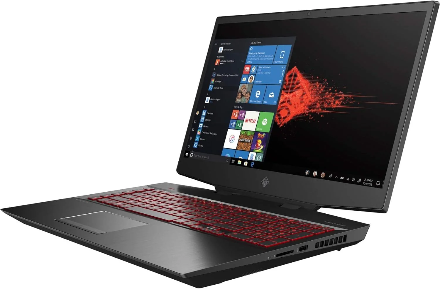 لپ تاپ گیمینگ و سرگرمی HP OMEN 17-cb1080nr (Intel i7-10750H 6 هسته ای، 16 گیگابایت رم، 512 گیگابایت SSD، RTX 2070 Super، 17.3 اینچ Full HD (1920x1080)، WiFi، Win 10 Home) با MS 365 Personal، Hub