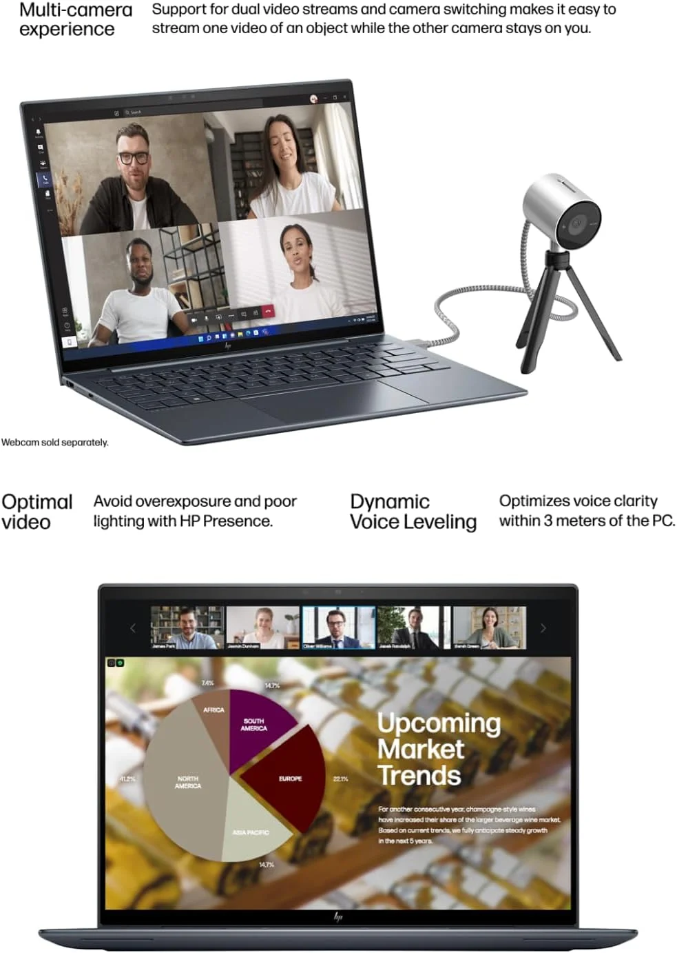 لپ تاپ باریک و سبک HP Dragonfly G4 با صفحه نمایش لمسی 13.5 اینچی WUXGA 400 Nits - Intel Evo Core i7-1355U - Thunderbolt4 – دارای نور پس زمینه - شاتر حفظ حریم خصوصی - 32 گیگابایت رم - Win11 Pro با HDMI (32 گیگابایت رم | 1 ترابایت PCIE SSD)