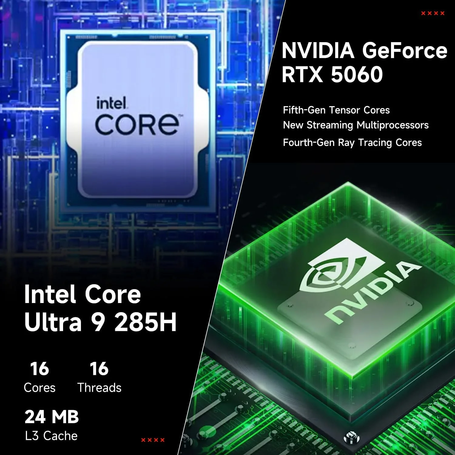 لپ تاپ گیمینگ فوق باریک HP OMEN 16 RTX 5060 مدل 2025 Pro، صفحه نمایش 16 اینچی FHD+ 144Hz، پردازنده Intel Ultra 9 285H (برتر از Intel i9-14900)، کارت گرافیک NVIDIA RTX 5060، رم 64GB DDR5، حافظه SSD 2TB، به همراه کوله پشتی Thunderobot 17.3 Gen 4