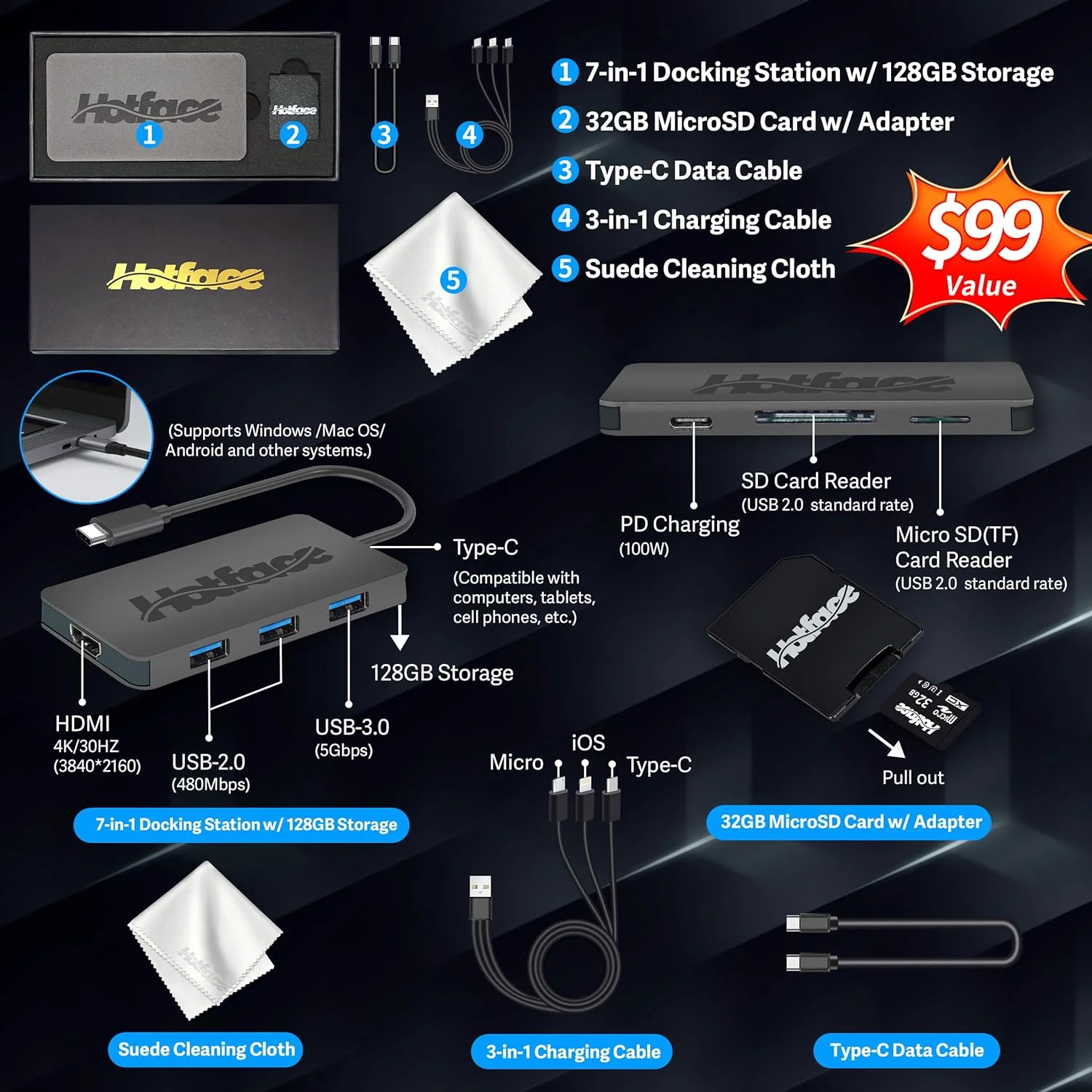 لپ تاپ 15.6 اینچی اچ پی پاویلیون با کیفیت FHD، پردازنده Intel i3-N305، رم 32 گیگابایتی، 1.16 ترابایت حافظه (1 ترابایت SSD + 160 گیگابایت داک استیشن)، گرافیک Intel UHD، حسگر اثر انگشت، صفحه کلید اعداد، وب کم، وای فای 6، نقره ای، ویندوز 11 لپ تاپ 15.6 اینچی اچ پی پاویلیون با کیفیت FHD، پردازنده Intel i3-N305، رم 32 گیگابایتی، 1.16 ترابایت حافظه (1 ترابایت SSD + 160 گیگابایت داک استیشن)، گرافیک Intel UHD، حسگر اثر انگشت، صفحه کلید اعداد، وب کم، وای فای 6، نقره ای، ویندوز 11