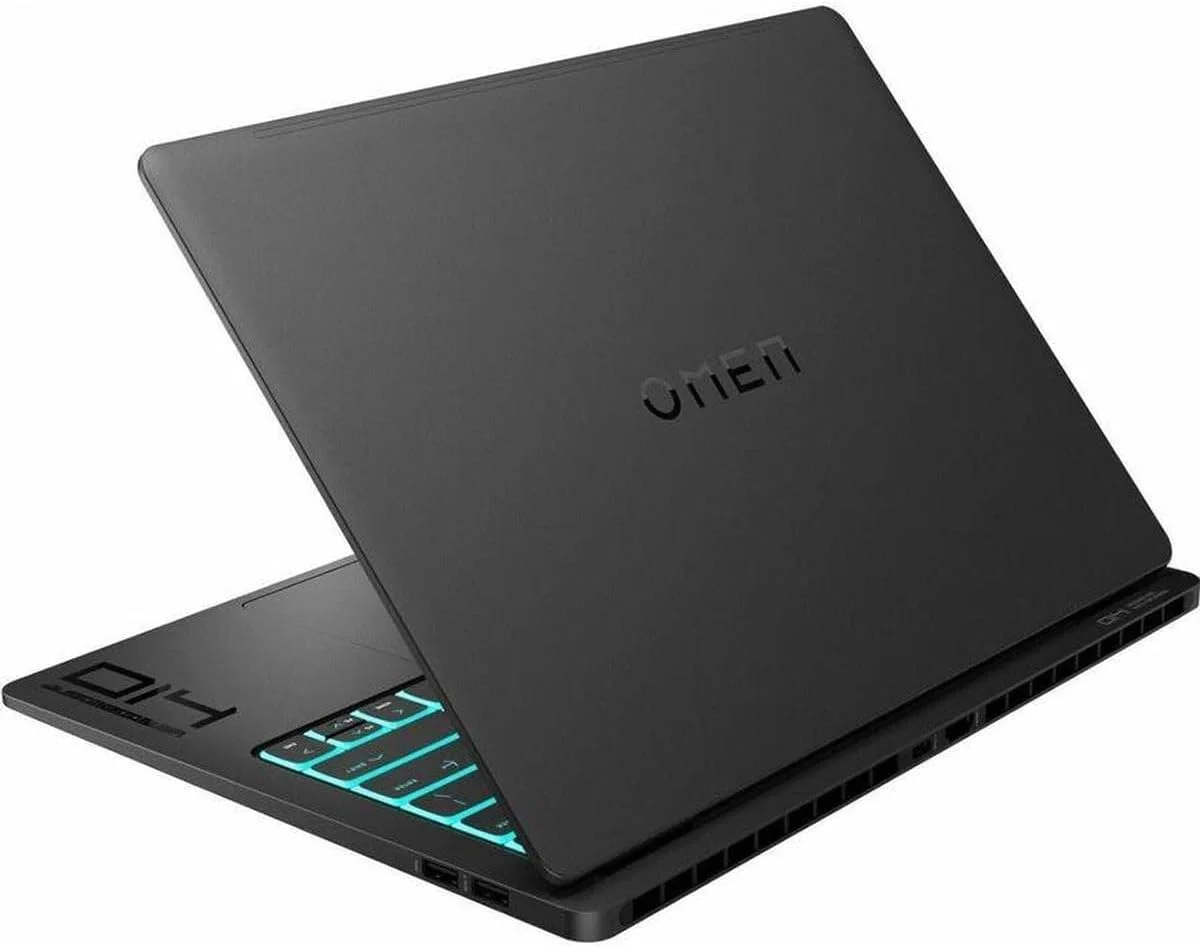 لپ تاپ گیمینگ HP OMEN Transcend 14-fb0761nr با صفحه نمایش 14 اینچی 2.8K 120Hz OLED، پردازنده Intel Core Ultra 7 155H 1.4GHz، رم 16GB، حافظه SSD 1TB، کارت گرافیک NVIDIA GeForce RTX 4060 8GB و ویندوز 11 نسخه Home، رنگ Shadow Black لپ تاپ گیمینگ HP OMEN Transcend 14-fb0761nr با صفحه نمایش 14 اینچی 2.8K 120Hz OLED، پردازنده Intel Core Ultra 7 155H 1.4GHz، رم 16GB، حافظه SSD 1TB، کارت گرافیک NVIDIA GeForce RTX 4060 8GB و ویندوز 11 نسخه Home، رنگ Shadow Black