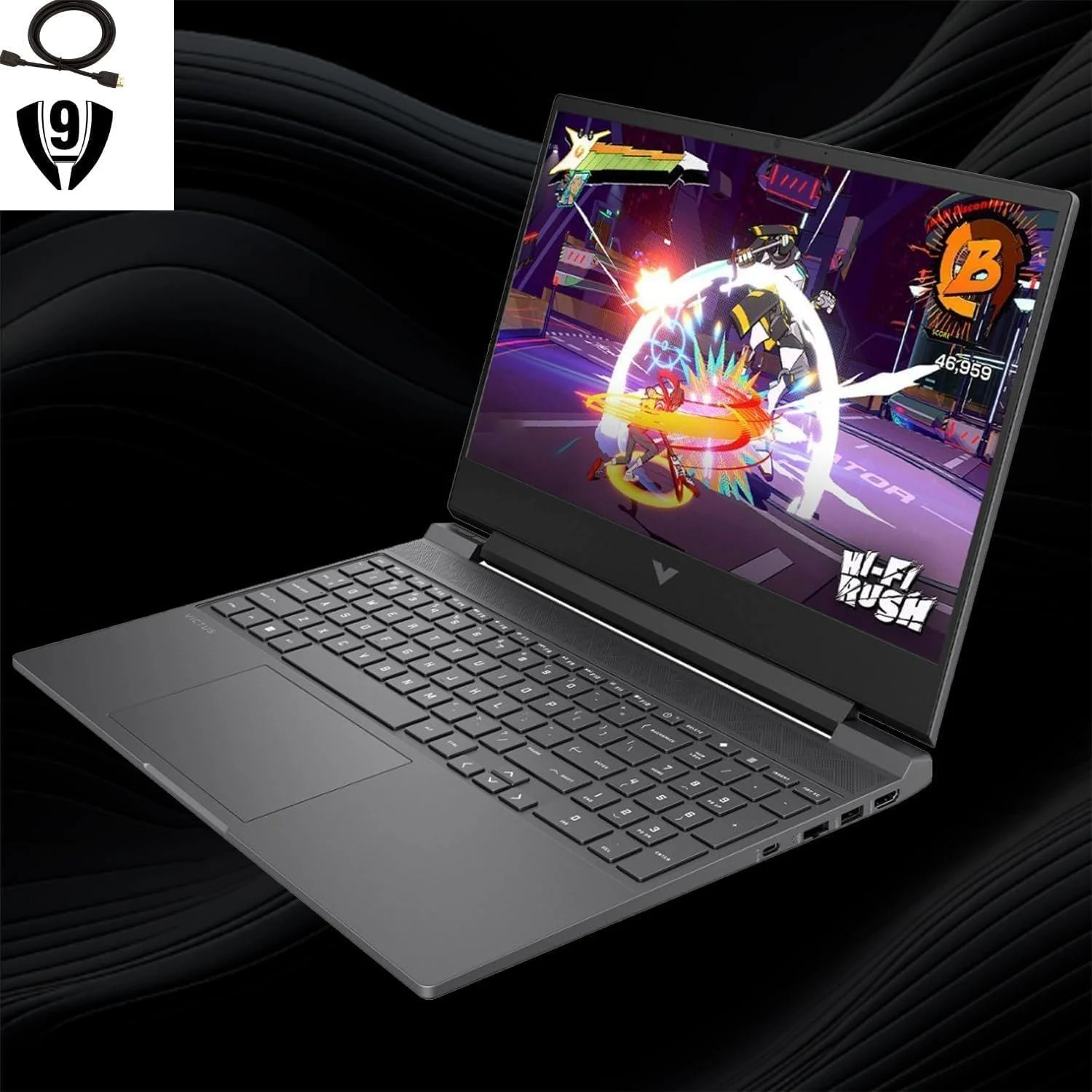 لپ تاپ گیمینگ HP Victus با صفحه نمایش 15.6 اینچی FHD با نرخ 144 هرتز، پردازنده AMD Ryzen 5 7535HS، کارت گرافیک Radeon RX 6550M، رم 8 گیگابایتی، حافظه SSD 512 گیگابایتی، کیبورد با نور پس زمینه، Windows 11 Pro، نقره ای میکا لپ تاپ گیمینگ HP Victus با صفحه نمایش 15.6 اینچی FHD با نرخ 144 هرتز، پردازنده AMD Ryzen 5 7535HS، کارت گرافیک Radeon RX 6550M، رم 8 گیگابایتی، حافظه SSD 512 گیگابایتی، کیبورد با نور پس زمینه، Windows 11 Pro، نقره ای میکا