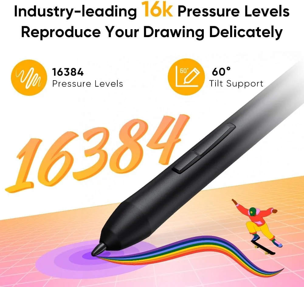 تبلت طراحی XP-PEN Deco 640 با 16384 سطح حساسیت فشار، قلم بدون باتری، پد طراحی OSU 6*4 اینچی، تبلت گرافیکی برای طراحی دیجیتال، آموزش، طراحی، ویرایش کار برای کامپیوتر، مک، اندروید تبلت طراحی XP-PEN Deco 640 با 16384 سطح حساسیت فشار، قلم بدون باتری، پد طراحی OSU 6*4 اینچی، تبلت گرافیکی برای طراحی دیجیتال، آموزش، طراحی، ویرایش کار برای کامپیوتر، مک، اندروید