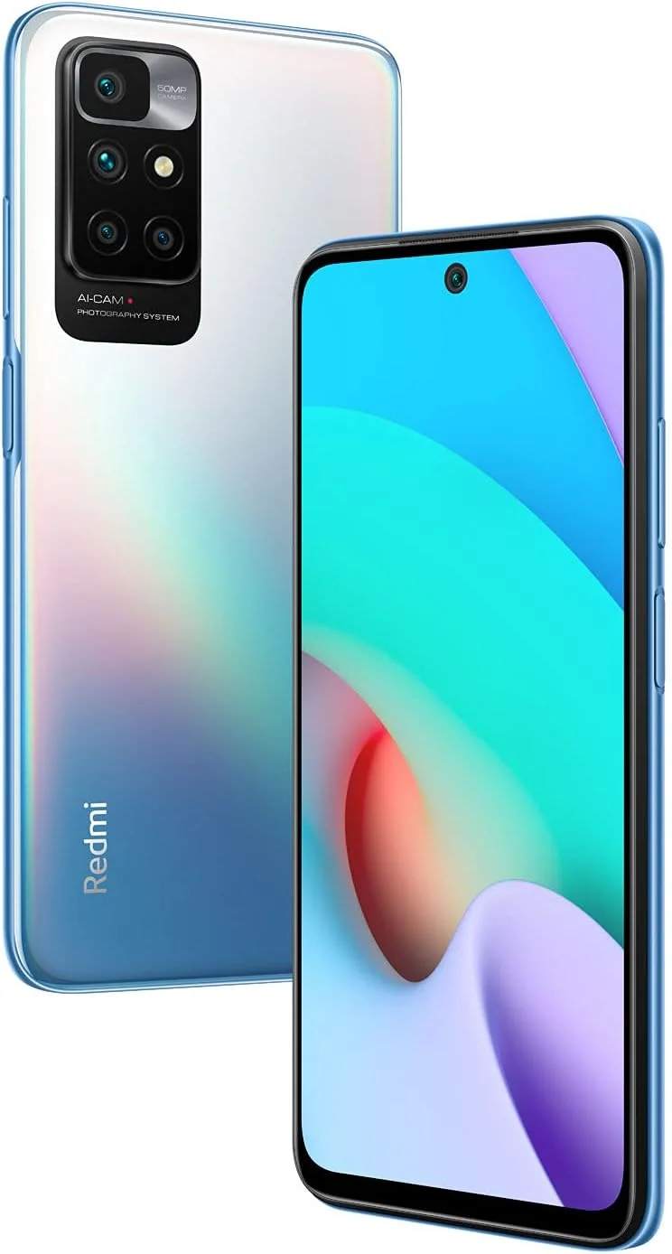 شیائومی ردمی 10 دو سیم کارت 6.5 اینچ FHD+ نمایشگر حفرهای آبی دریایی 4 گیگابایت رم 64 گیگابایت 4G LTE شیائومی ردمی 10 دو سیم کارت 6.5 اینچ FHD+ نمایشگر حفرهای آبی دریایی 4 گیگابایت رم 64 گیگابایت 4G LTE