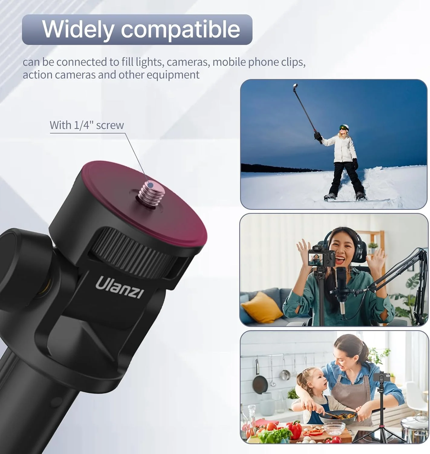 پایه نور قابل حمل و قابل تنظیم عکاسی Ulanzi MT-79 | پایه سه پایه مستحکم قابل تنظیم 39-207 سانتی متر | ظرفیت بار: 1 کیلوگرم پایه نور قابل حمل و قابل تنظیم عکاسی Ulanzi MT-79 | پایه سه پایه مستحکم قابل تنظیم 39-207 سانتی متر | ظرفیت بار: 1 کیلوگرم
