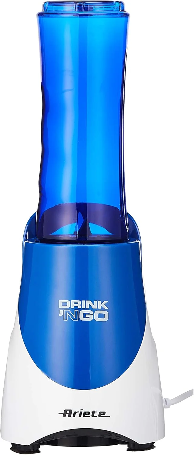مخلوط کن آریته 563 مدل Drink N Go، 300 وات، سفید/آبی، 0.6 لیتر مخلوط کن آریته 563 مدل Drink N Go، 300 وات، سفید/آبی، 0.6 لیتر
