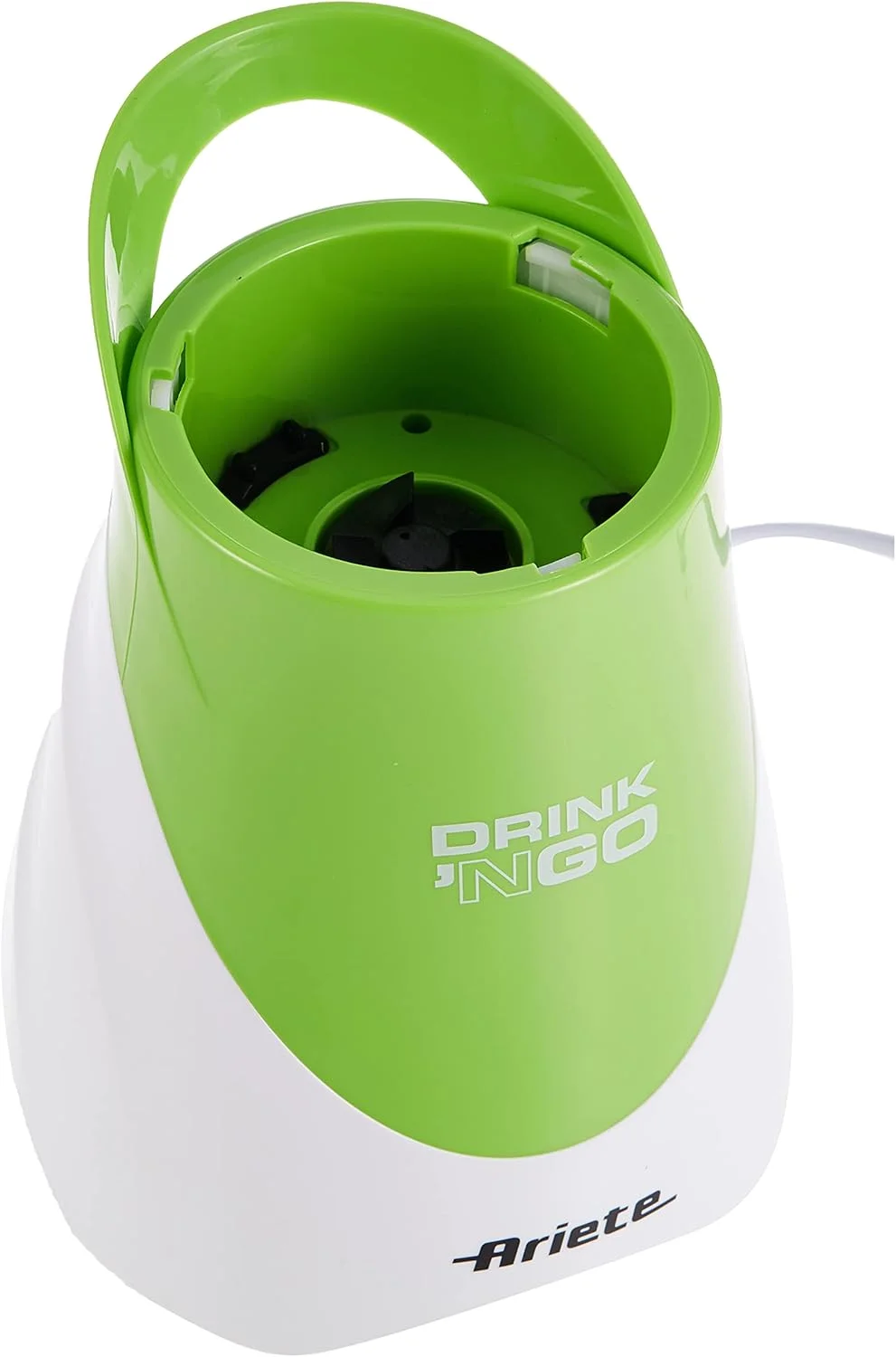 مخلوط کن قابل حمل آریته Drink N Go، 0.6 لیتر - سفید/سبز، 563/00