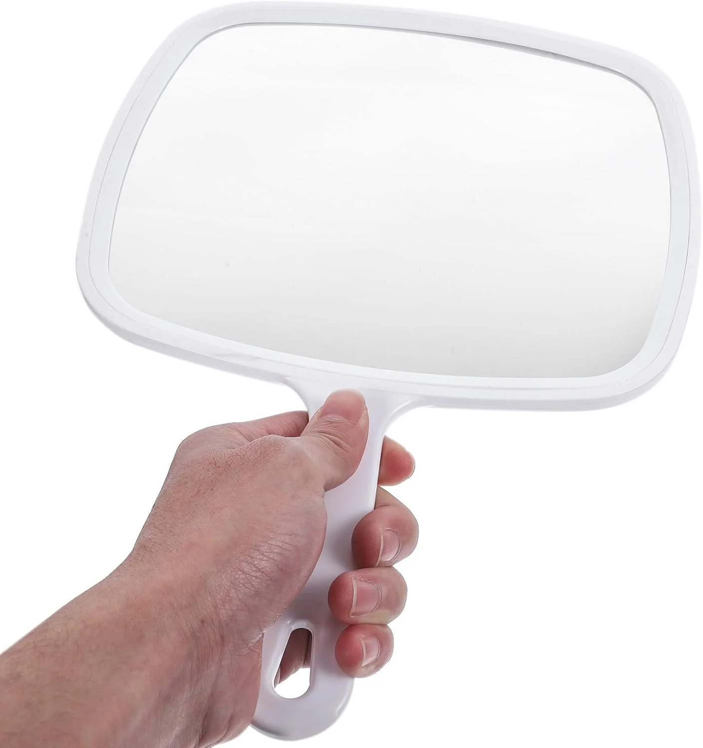 آینه دستی Baluue، آینه آرایشی تزئینی، آینه دستی مسافرتی، آینه آرایش دستی دخترانه ساده زنانه