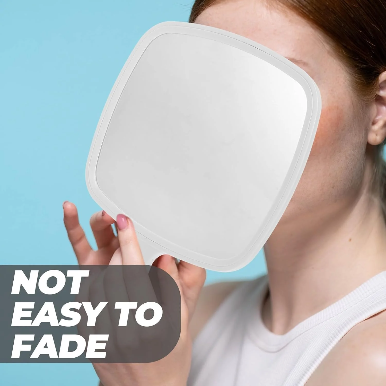 آینه دستی Baluue، آینه آرایشی تزئینی، آینه دستی مسافرتی، آینه آرایش دستی دخترانه ساده زنانه