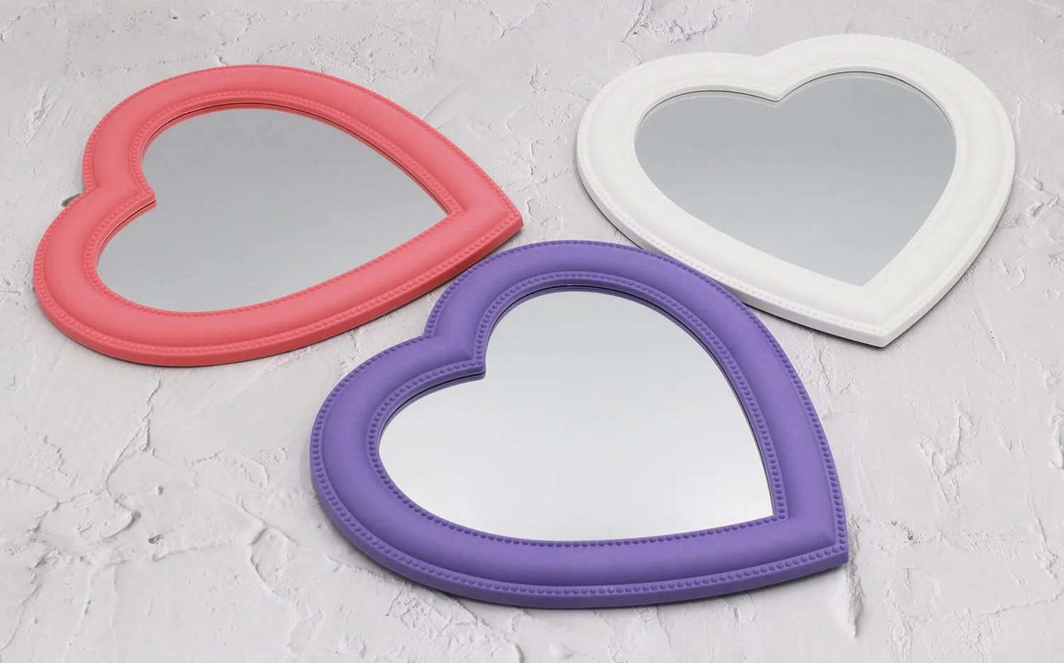 آینه آرایشی قلبی، آینه دیواری، آینه رومیزی، آینه اتاق خواب (سفید) آینه آرایشی قلبی، آینه دیواری، آینه رومیزی، آینه اتاق خواب (سفید)