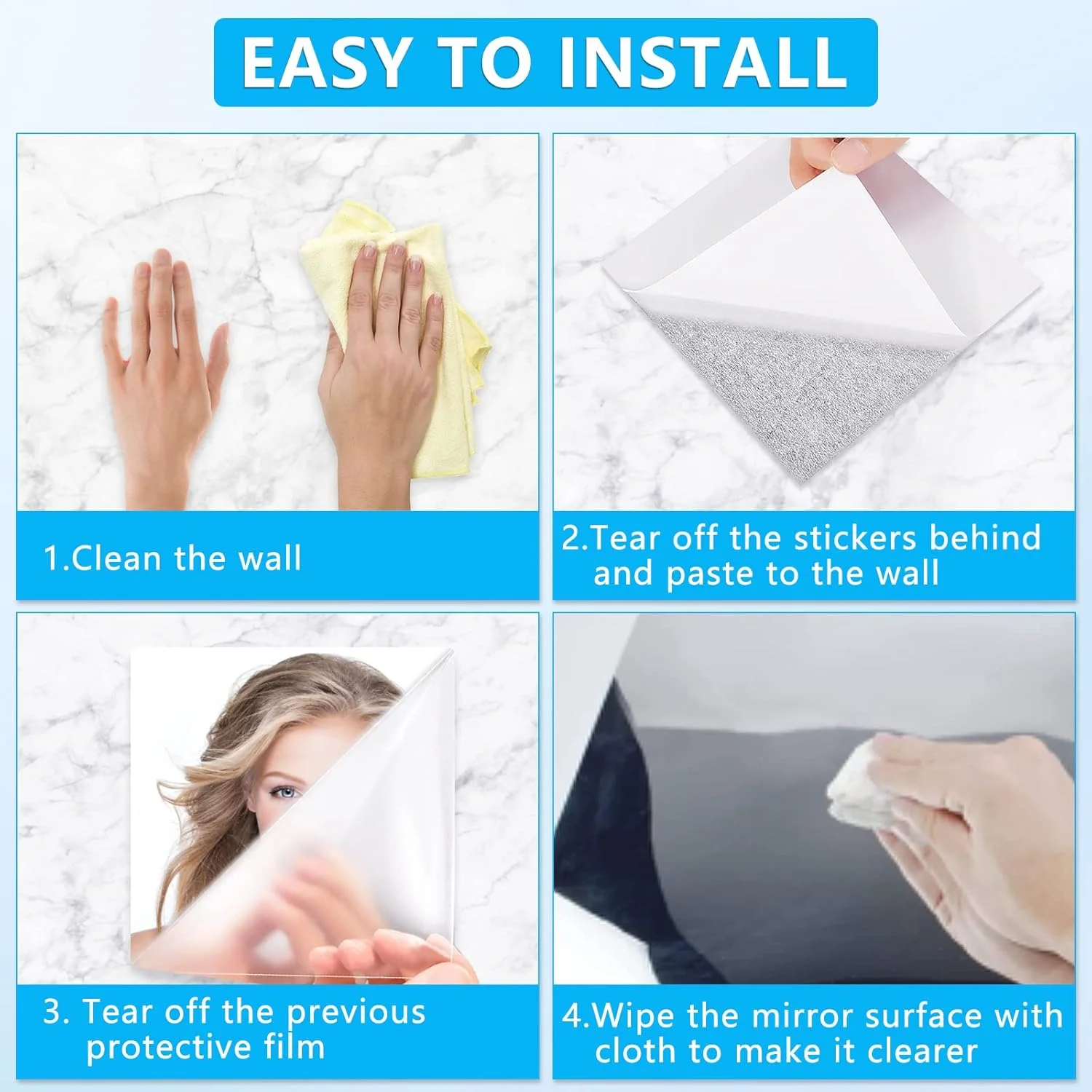 بسته 10 عددی آینه های اکریلیک، برچسب آینه، آینه دیواری DIY برای چسباندن، نشکن، برای آینه های چسبی دیواری، آینه های تمام قد، کاشی های آینه، آینه تزئینی، دکوراسیون دیوار، 10 x بسته 10 عددی آینه های اکریلیک، برچسب آینه، آینه دیواری DIY برای چسباندن، نشکن، برای آینه های چسبی دیواری، آینه های تمام قد، کاشی های آینه، آینه تزئینی، دکوراسیون دیوار، 10 x