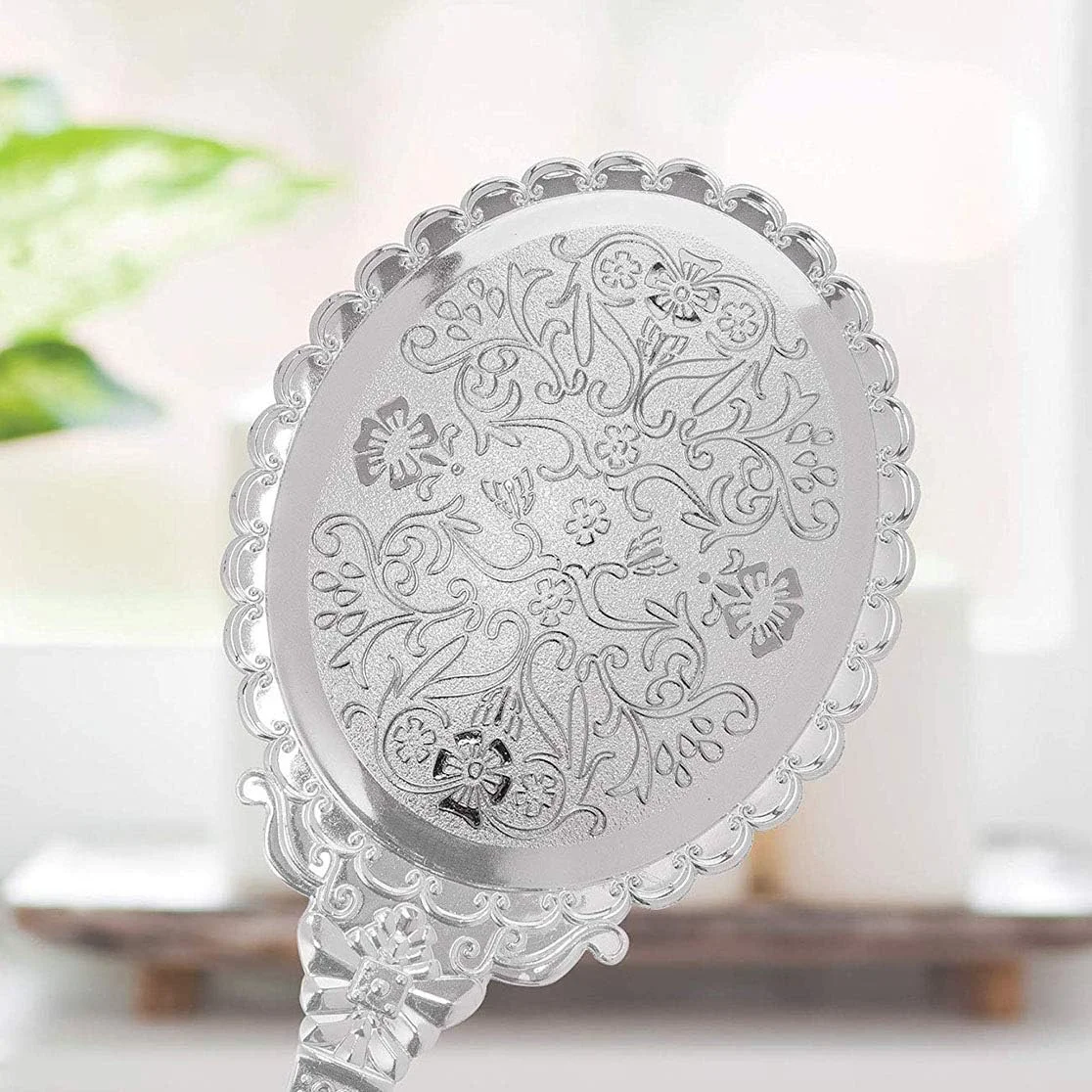 آینه آرایشی دستی کاباکه، آینه آرایشی تزئینی با طرح قدیمی، مناسب برای سفر آینه آرایشی دستی کاباکه، آینه آرایشی تزئینی با طرح قدیمی، مناسب برای سفر