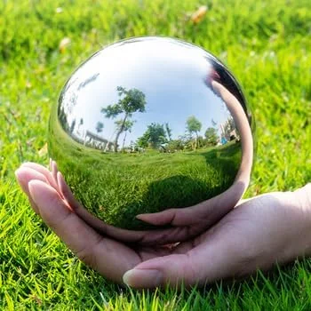 توپ های تزئینی استیل ضد زنگ 8 عددی برای کاسه های دکوری، توپ های فلزی با اندازه های مختلف، گوی های آینه ای، پرکننده های کاسه، دکوراسیون منزل (نقره ای) توپ های تزئینی استیل ضد زنگ 8 عددی برای کاسه های دکوری، توپ های فلزی با اندازه های مختلف، گوی های آینه ای، پرکننده های کاسه، دکوراسیون منزل (نقره ای)