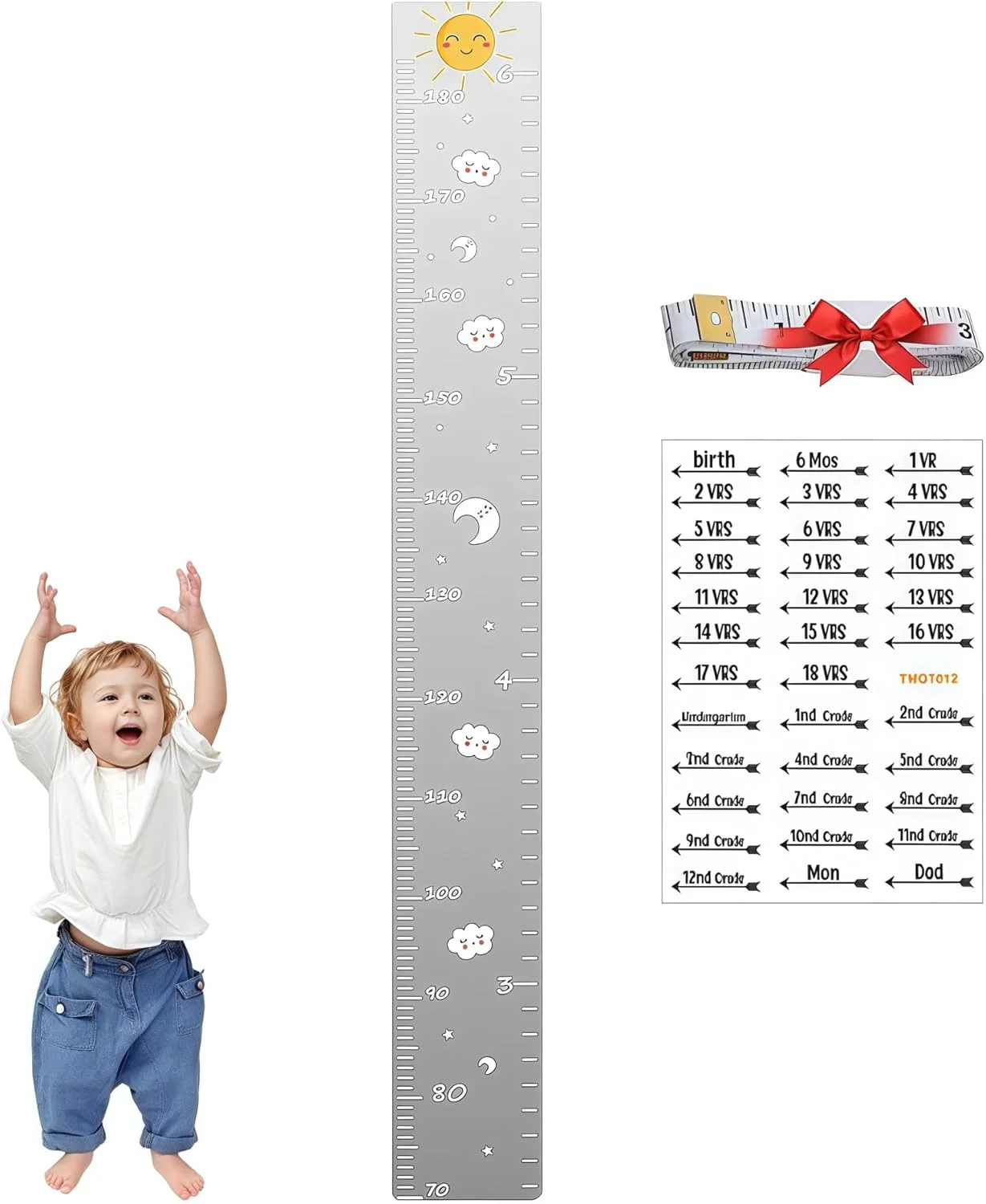 نمودار قد آینه ای اکریلیک Lolotzii برای کودکان - استیکرهای دیواری نمودار رشد با آینه تزئینی تمام قد، دکوراسیون دیواری اتاق کودک ضد شکست، طراحی پازلی برای اتاق نشیمن، اتاق خواب، اتاق بازی نمودار قد آینه ای اکریلیک Lolotzii برای کودکان - استیکرهای دیواری نمودار رشد با آینه تزئینی تمام قد، دکوراسیون دیواری اتاق کودک ضد شکست، طراحی پازلی برای اتاق نشیمن، اتاق خواب، اتاق بازی