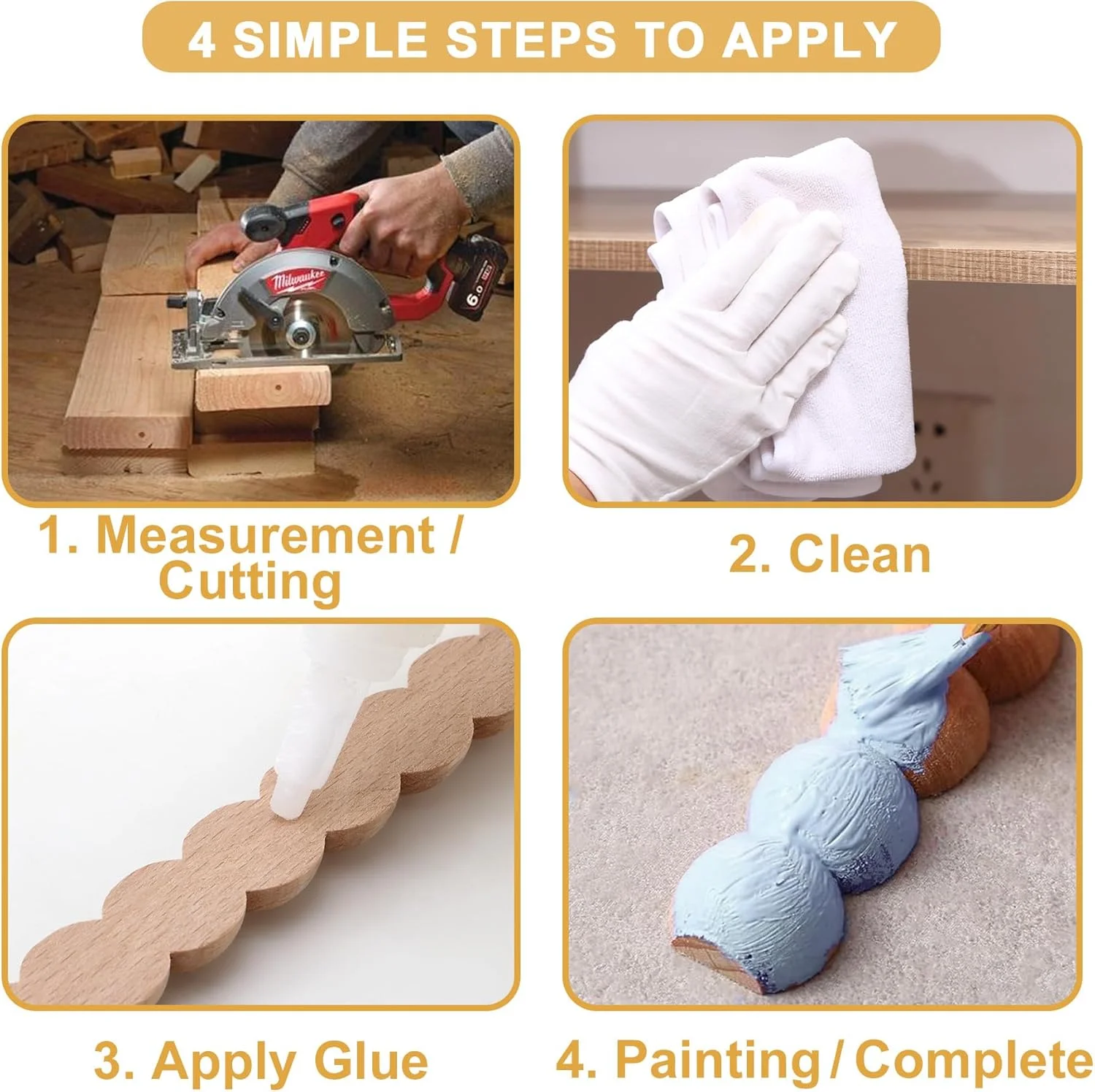 مجموعه 15 عددی زه مهره چوبی خام Soengsau، طول 40 سانتی متر - مناسب برای رنگ آمیزی، قالب گیری تزئینی زیبا، کاردستی DIY برای قاب مبلمان، لبه آینه، دیوار، درب، کمد، میز آرایش، قفسه مجموعه 15 عددی زه مهره چوبی خام Soengsau، طول 40 سانتی متر - مناسب برای رنگ آمیزی، قالب گیری تزئینی زیبا، کاردستی DIY برای قاب مبلمان، لبه آینه، دیوار، درب، کمد، میز آرایش، قفسه