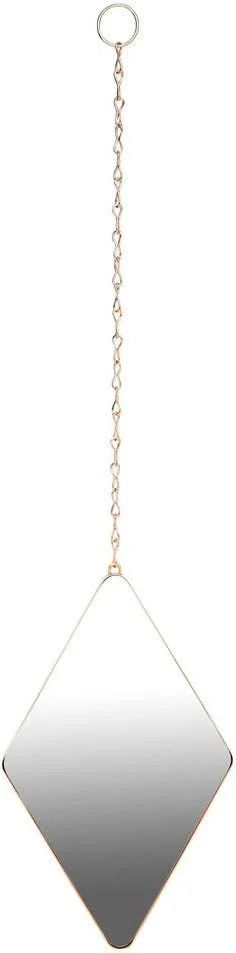 آینه های دیواری دایما امبرا، ست 3 عددی، مجموعه آینه های تزئینی برای دکور دیوار، دکور آپارتمان/هنر دیواری، مسی، 28.7 X 17.7 X 1.6 سانتی متر