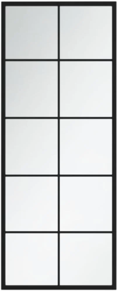 آینه دیواری vidaXL دو عددی، آینه حمام با قلاب نصب، آینه راهرو برای اتاق خواب و نشیمن، آینه آرایشی، سبک مدرن، فلز مشکی آینه دیواری vidaXL دو عددی، آینه حمام با قلاب نصب، آینه راهرو برای اتاق خواب و نشیمن، آینه آرایشی، سبک مدرن، فلز مشکی