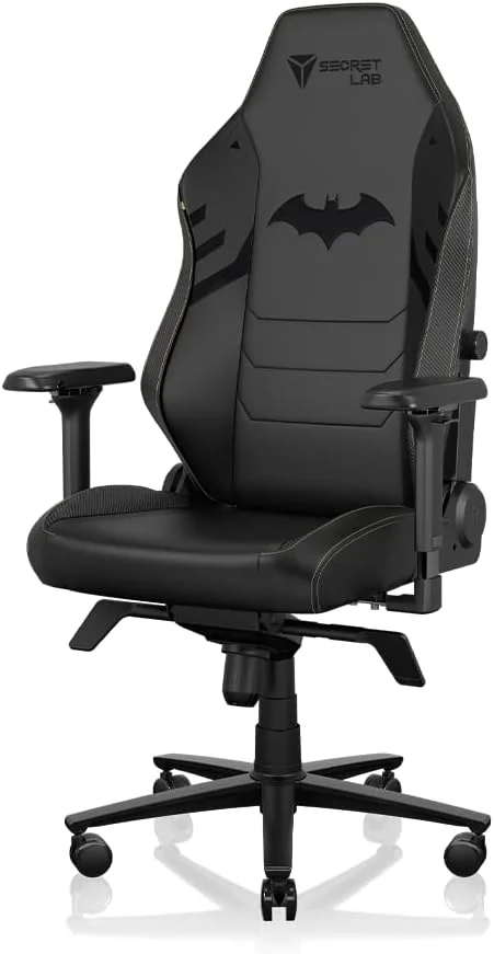 صندلی گیمینگ Secretlab Titan Evo Dark Knight - تکیه گاه - صندلی کامپیوتر ارگونومیک و راحت با دسته های 4D - بالش سر مغناطیسی و پشتیبانی کمری 4 طرفه - XL - مشکی - چرم مصنوعی