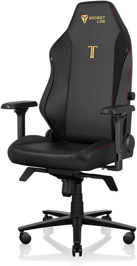 صندلی گیمینگ Secretlab Titan Evo Stealth - تکیه گاه - صندلی کامپیوتر ارگونومیک و راحت با دسته های 4D - بالشتک سر مغناطیسی و پشتیبانی کمری 4 طرفه - معمولی - Stealth - چرم مصنوعی
