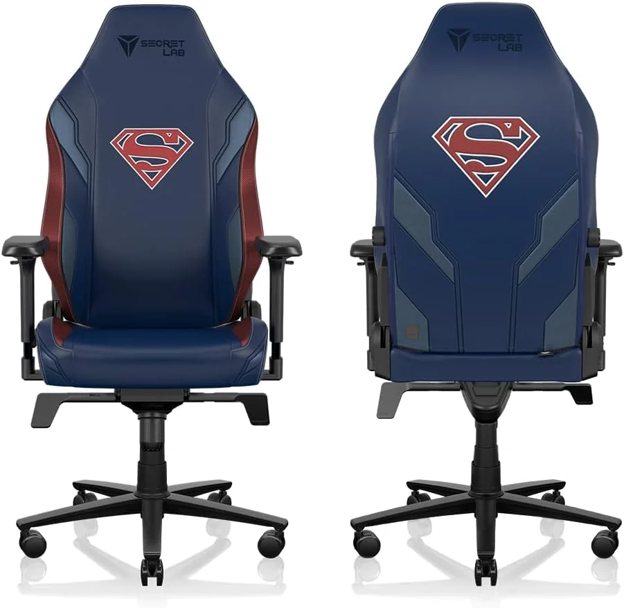 صندلی گیمینگ تایتان ایوو سوپرمن Secretlab - تکیهگاهی - صندلی کامپیوتر ارگونومیک و راحت با دستههای 4D - بالشتک سر مغناطیسی و پشتیبانی کمری 4 جهته - کوچک - آبی/قرمز - چرم مصنوعی صندلی گیمینگ تایتان ایوو سوپرمن Secretlab - تکیهگاهی - صندلی کامپیوتر ارگونومیک و راحت با دستههای 4D - بالشتک سر مغناطیسی و پشتیبانی کمری 4 جهته - کوچک - آبی/قرمز - چرم مصنوعی