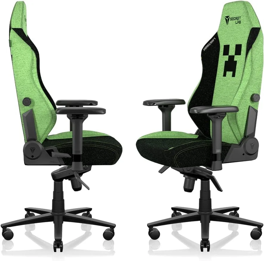 صندلی گیمینگ تایتان ایوو Secretlab Minecraft - تکیه گاه دار - ارگونومیک - صندلی کامپیوتر راحت با دسته های 4D - پشتی سر و کمر - کوچک - سبز - پارچه صندلی گیمینگ تایتان ایوو Secretlab Minecraft - تکیه گاه دار - ارگونومیک - صندلی کامپیوتر راحت با دسته های 4D - پشتی سر و کمر - کوچک - سبز - پارچه